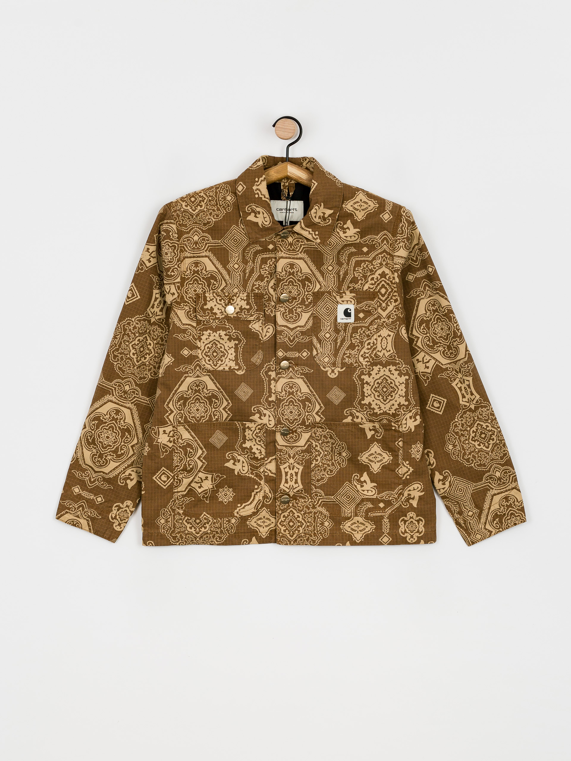 Carhartt WIP Irving Coat Jacke Wmn (verse print/hamilton brown)