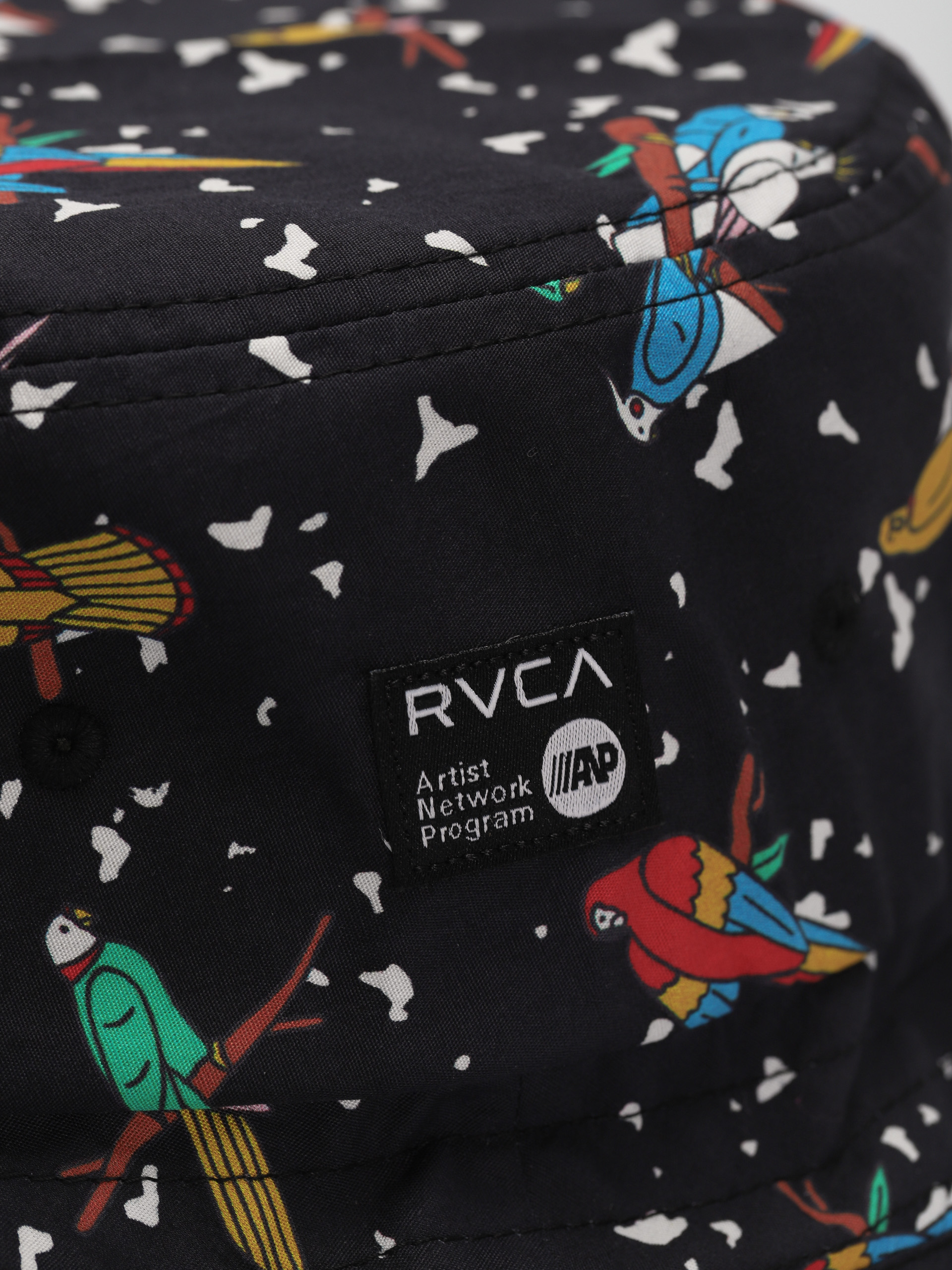 RVCA Lp X Klw Bucket Hat (black)