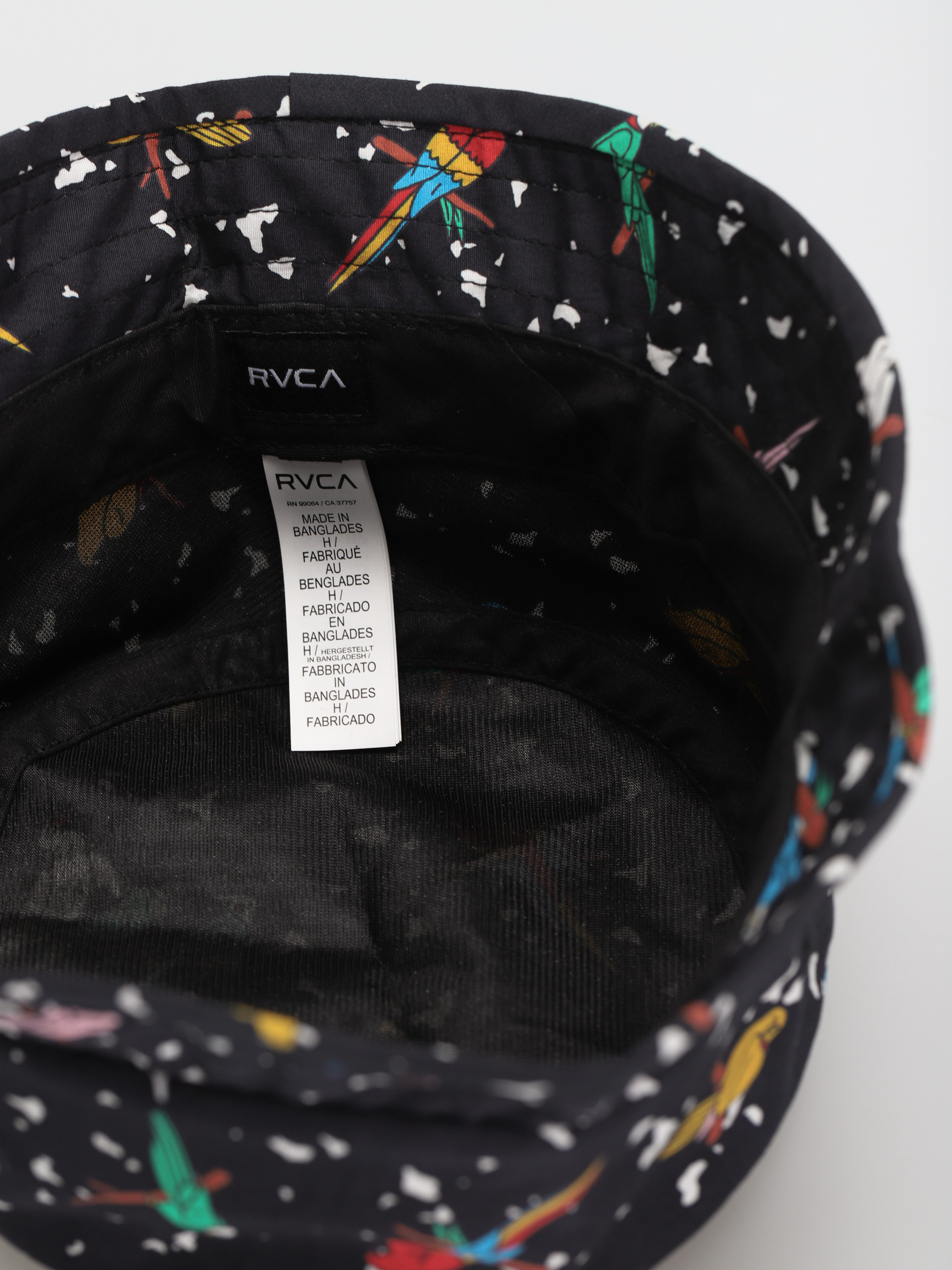 RVCA Lp X Klw Bucket Hat (black)