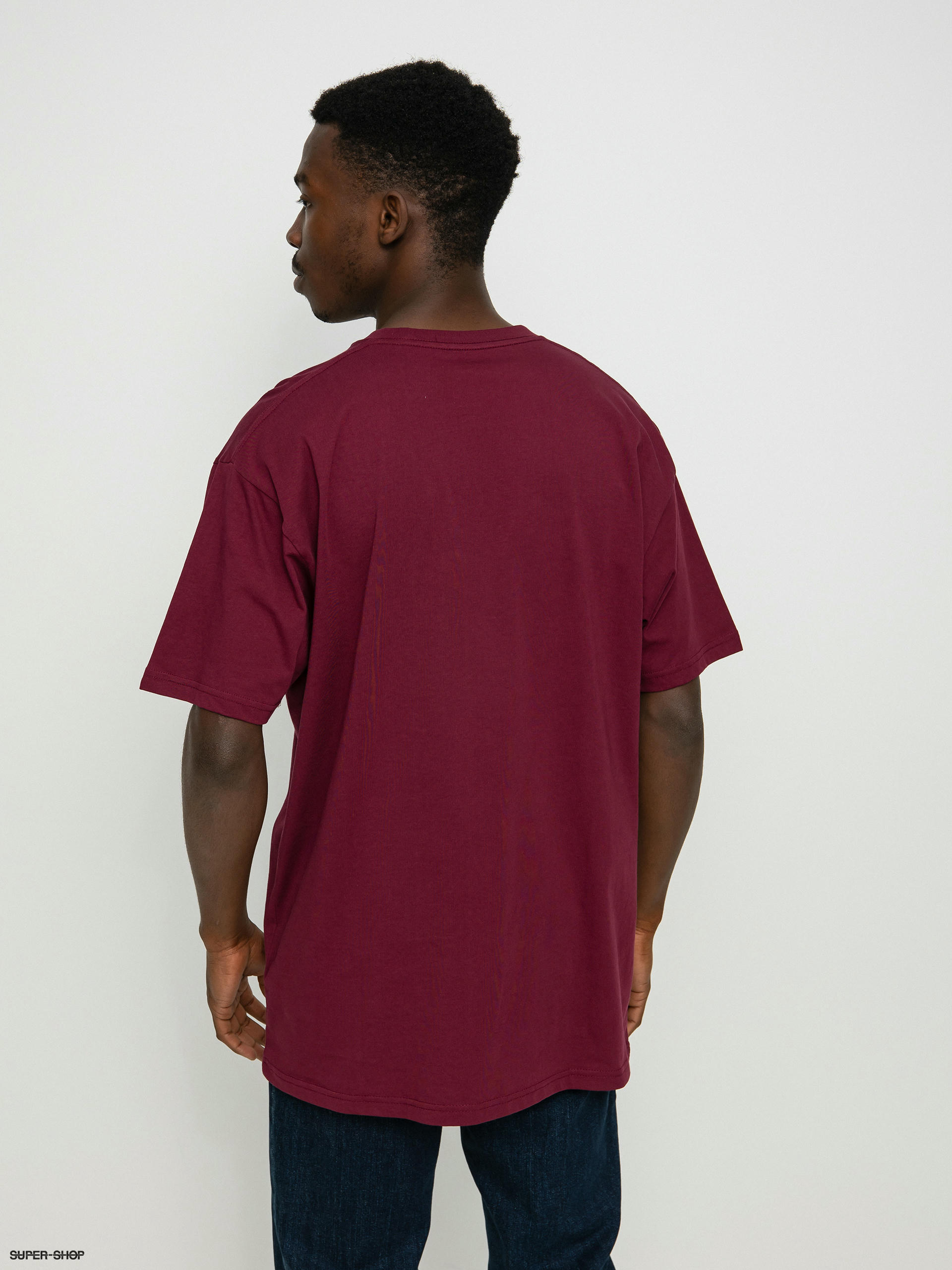 vans maroon shirt