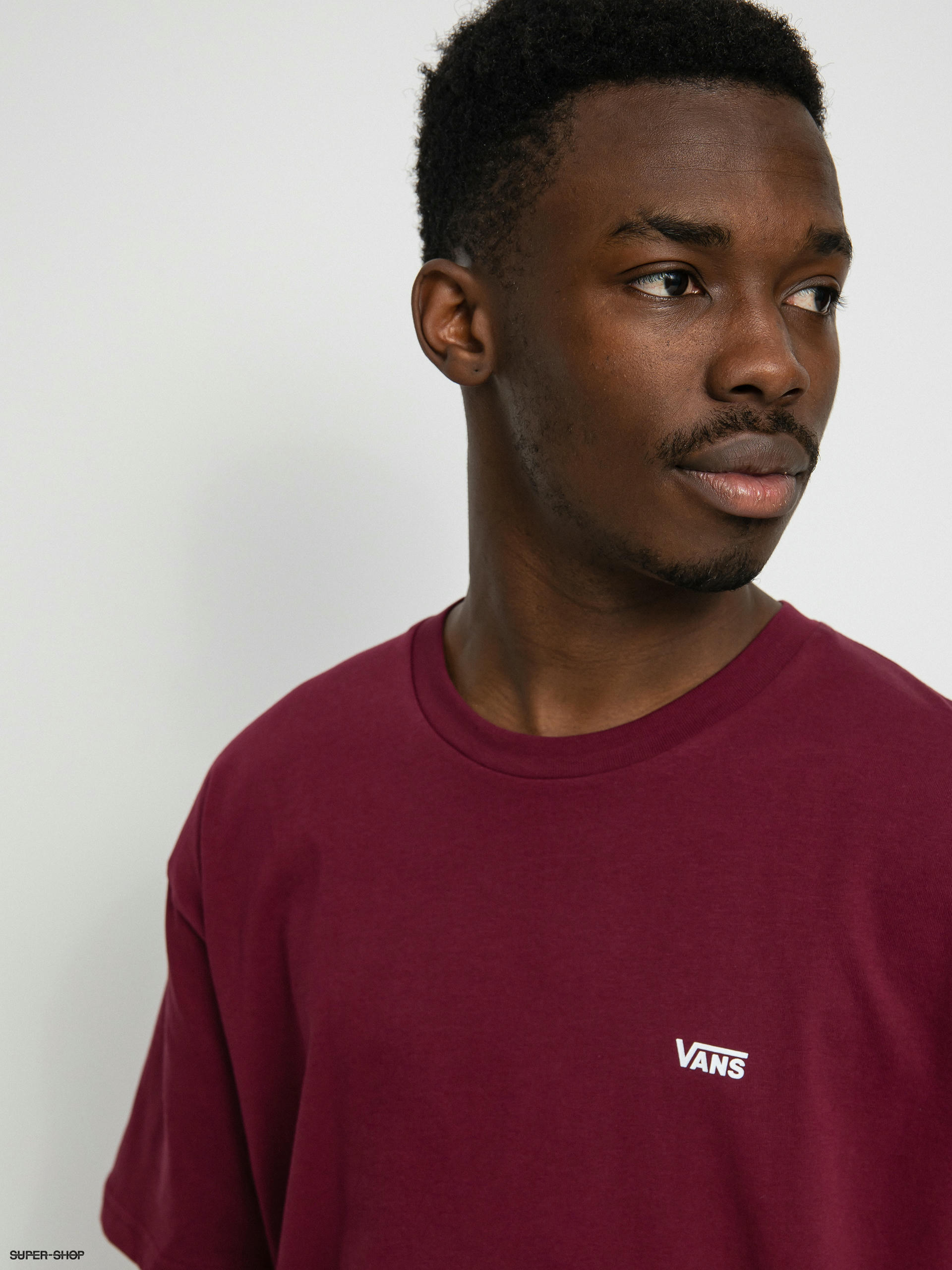 Maroon deals vans shirt