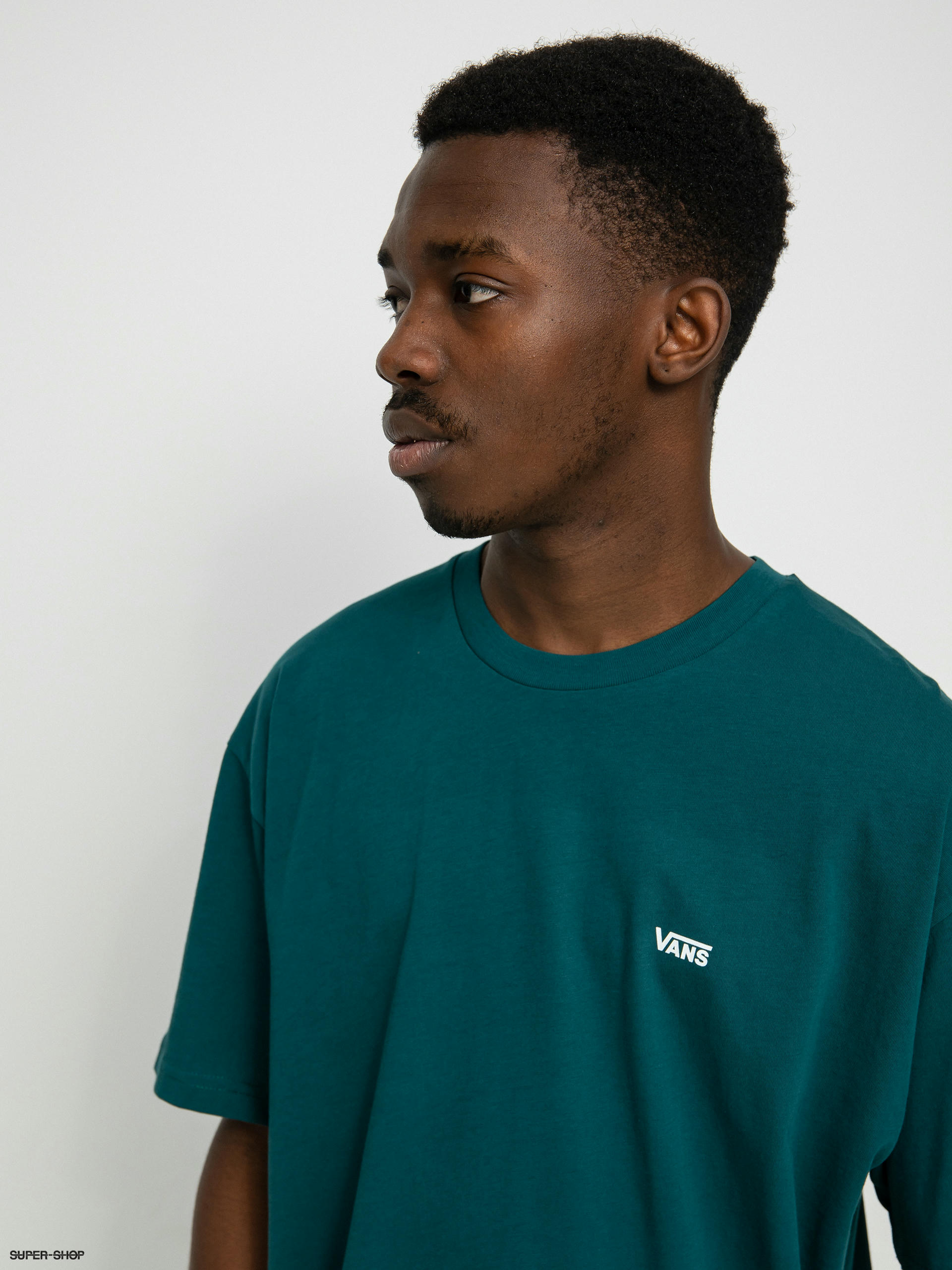 vans turquoise t shirt