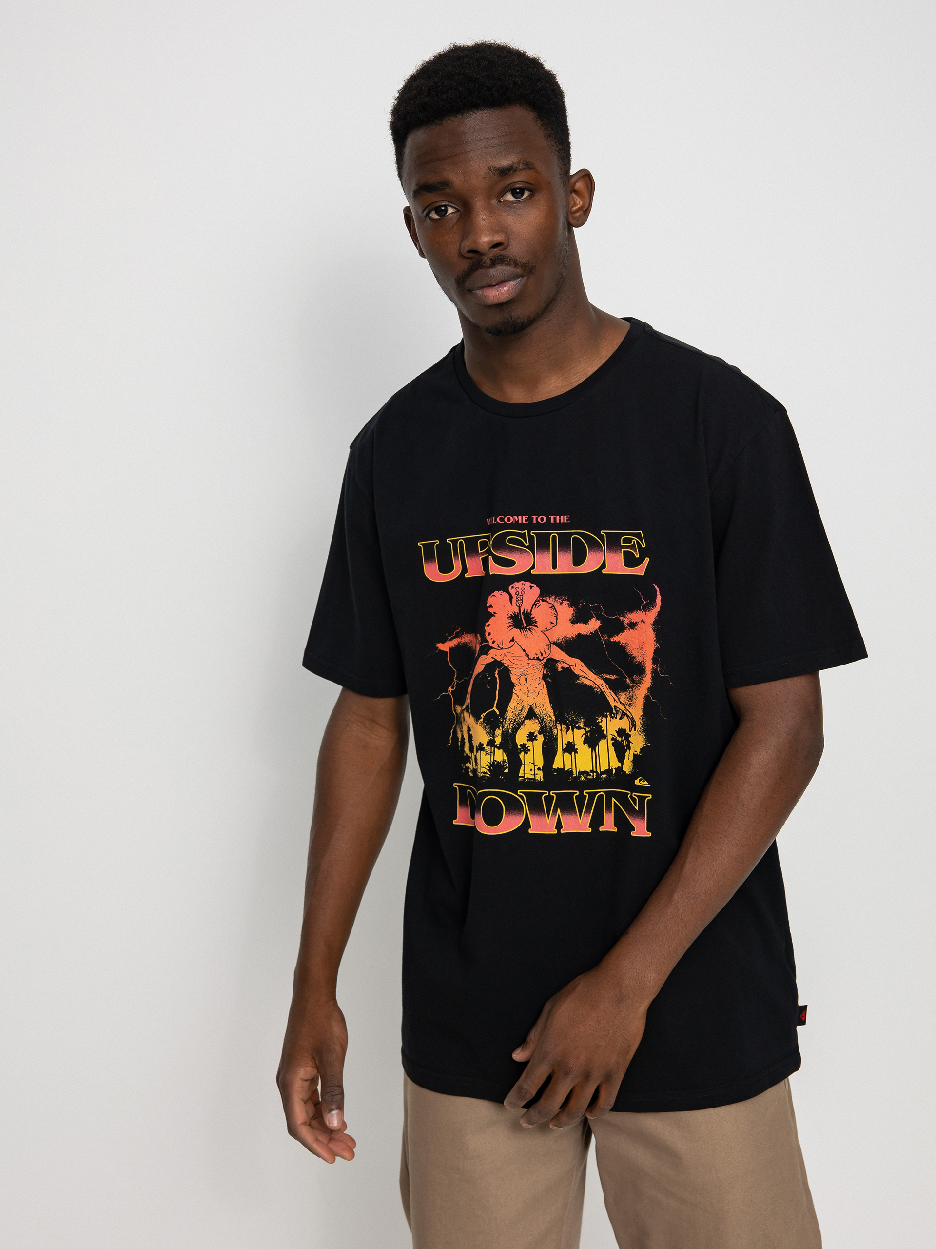 Quiksilver  X Stranger Things Welcome T-shirt (black)