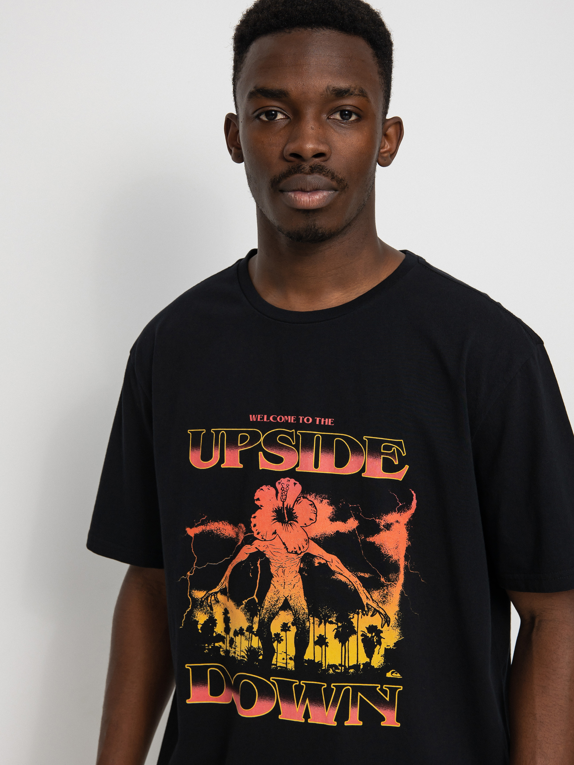 Quiksilver X Stranger Things Welcome T-shirt - black (black)