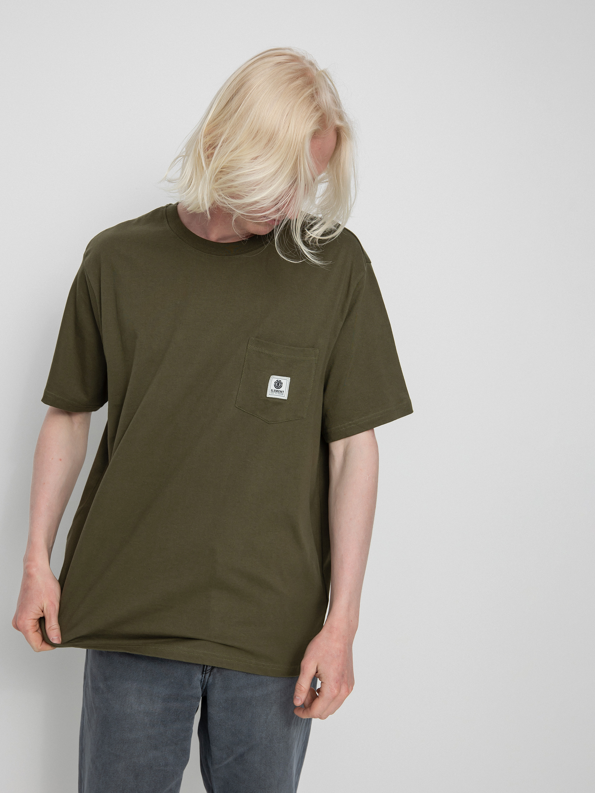 Element Basic Pocket Label T-Shirt (army)