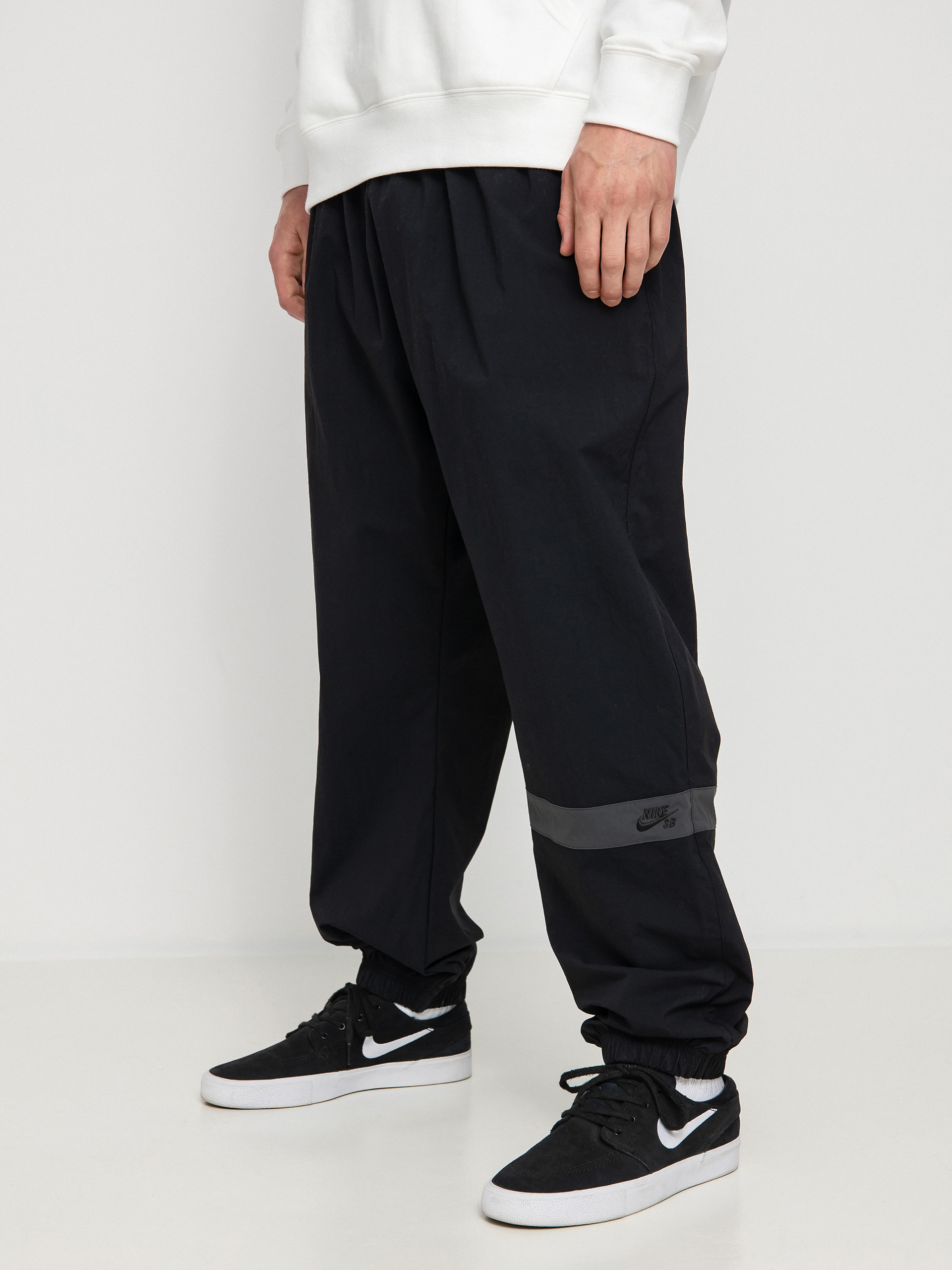 Nike Sweatpants Nike Sb Swoosh Black Mens Track Pants Nike SB