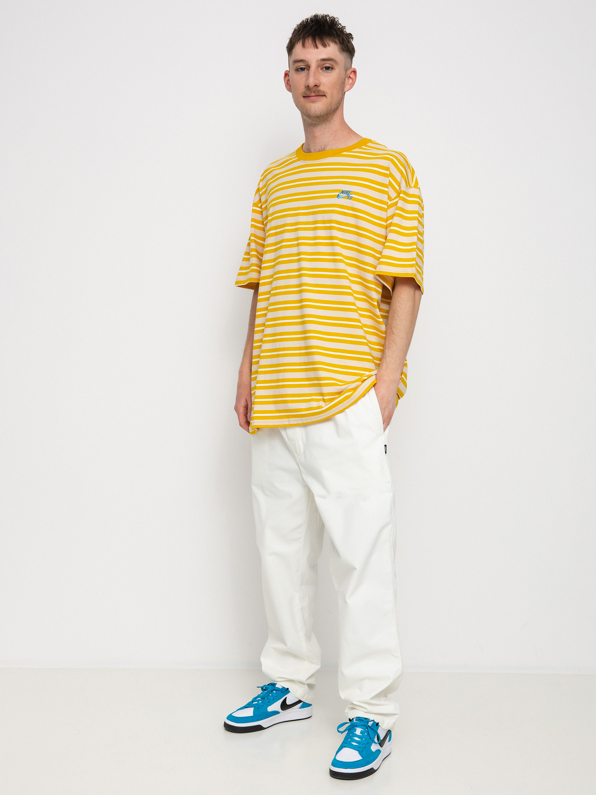 Nike SB YD Stripe T-shirt (dark sulfur/sanddrift/sail)