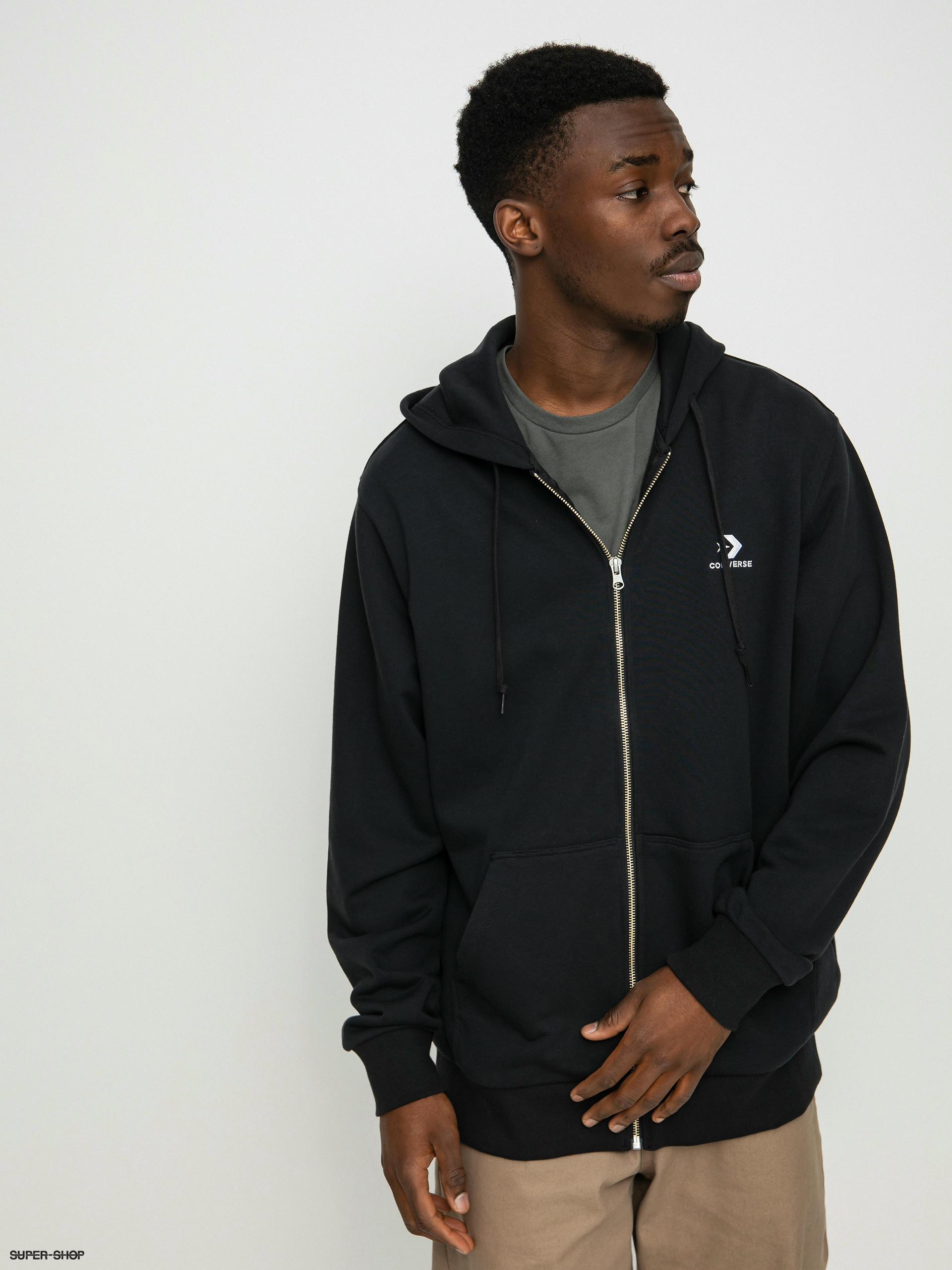 Mens converse zip hoodie online