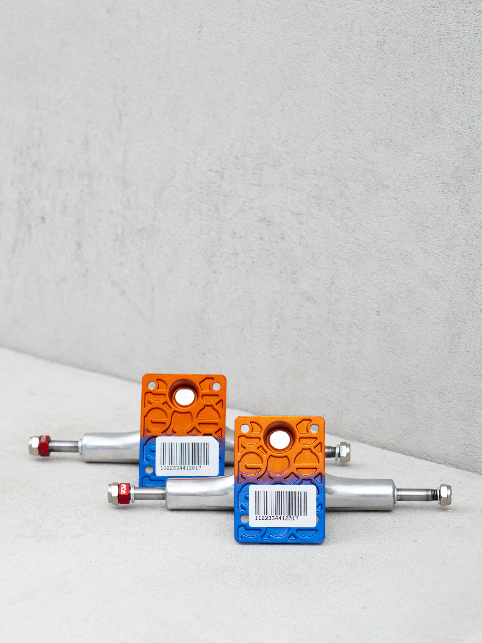 Ace AF1 Trucks (silver/blue/orange)