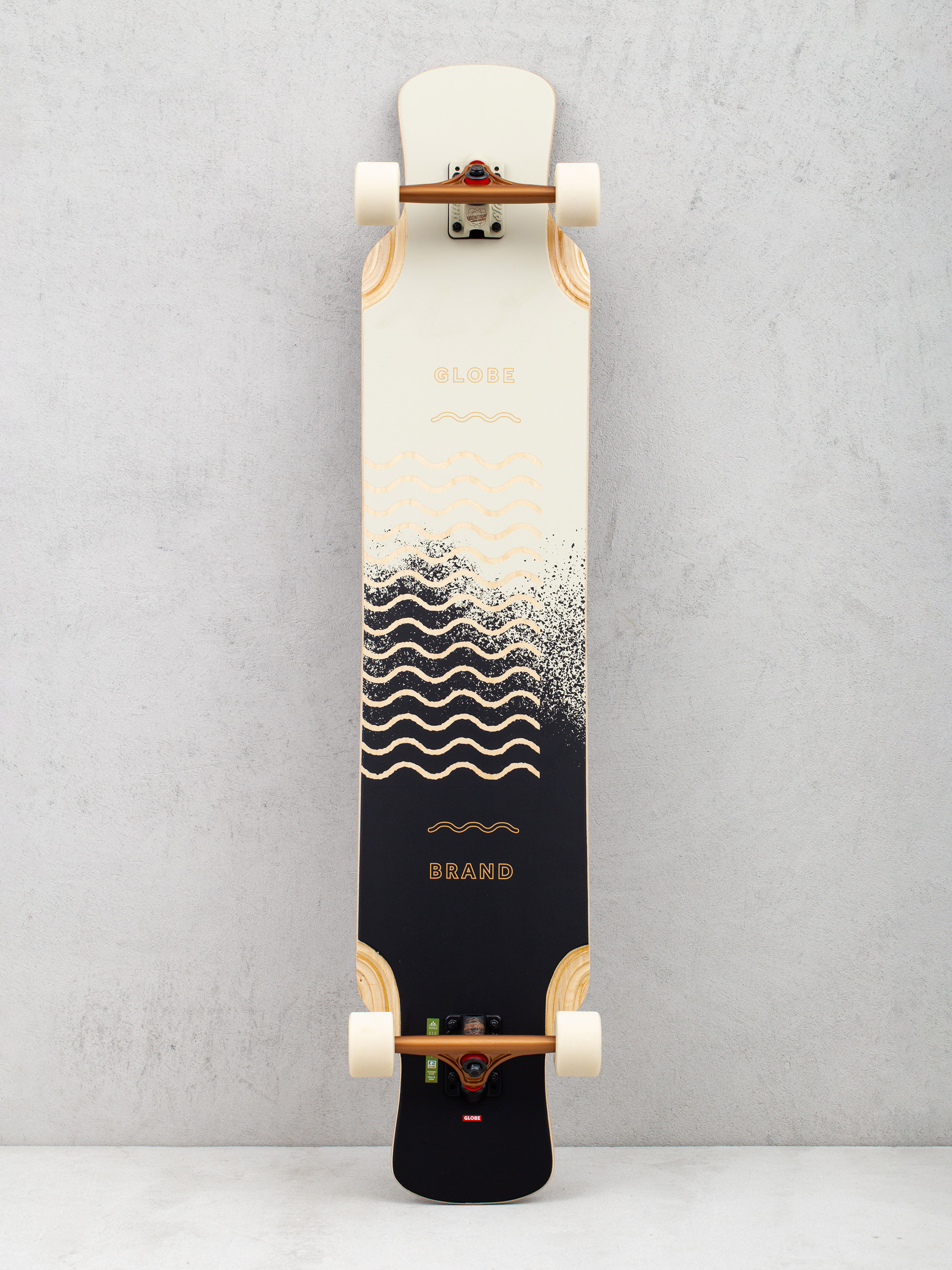 Globe Geminon XL Longboard (spray wave/black copper)