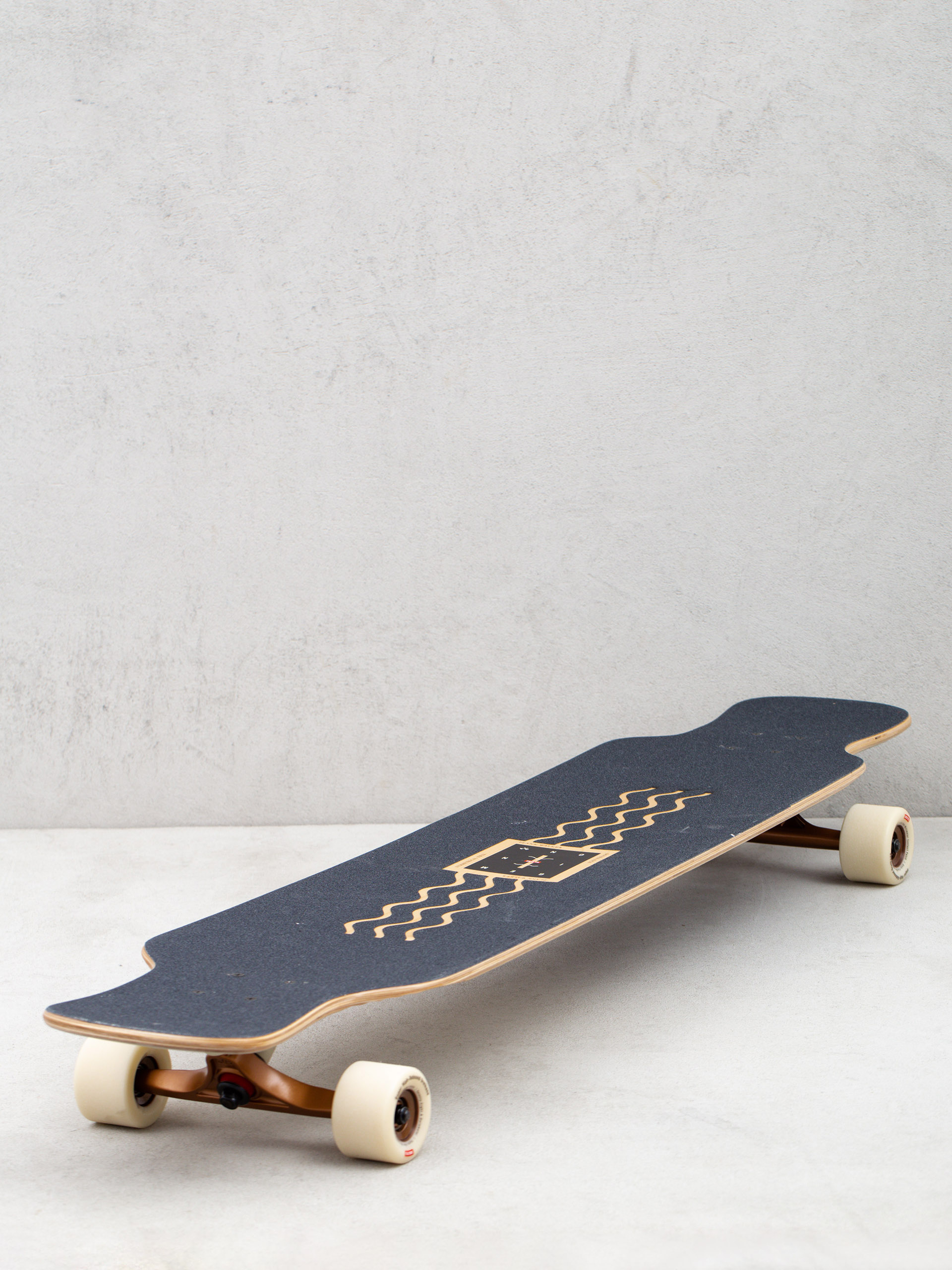 Globe Geminon XL Longboard (spray wave/black copper)