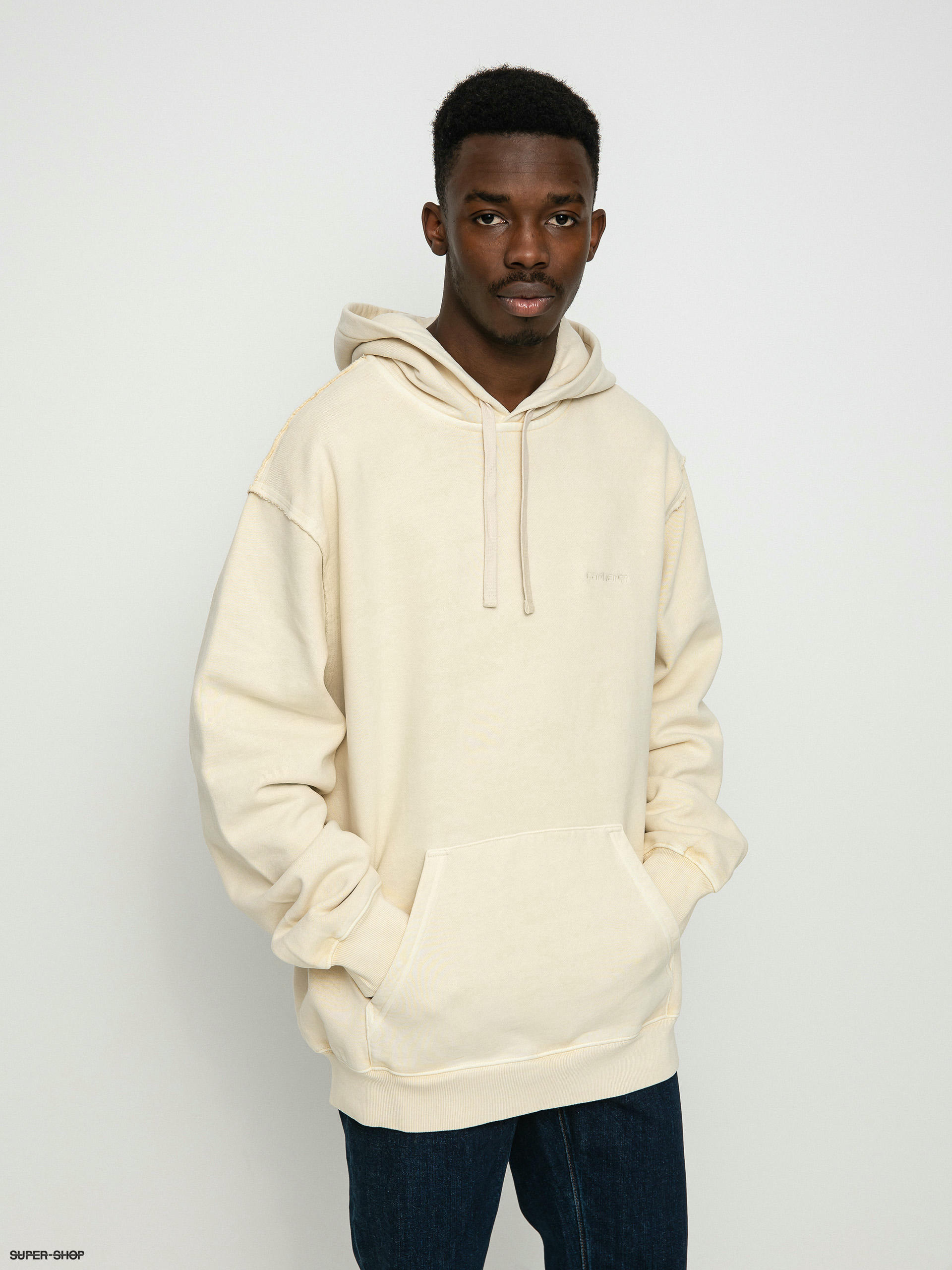 Carhartt cream hoodie new arrivals