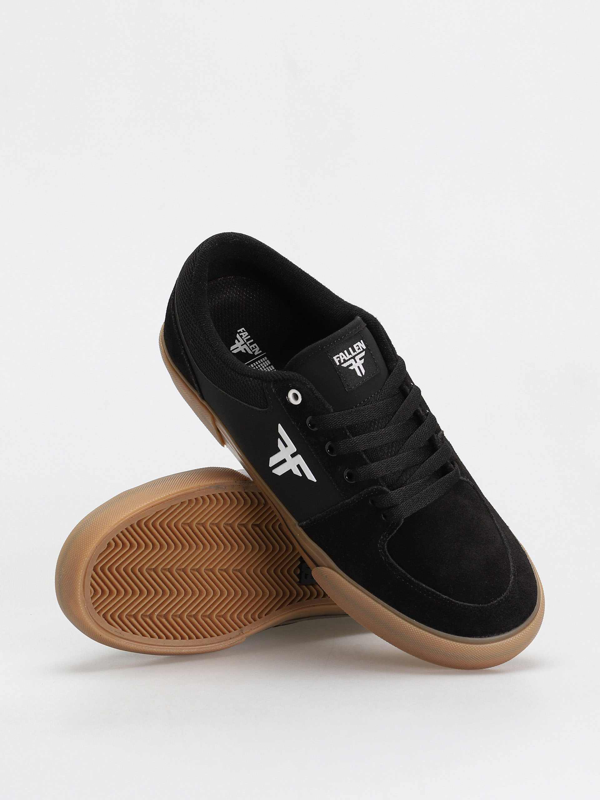 Fallen Patriot Vulc Shoes (black/white/gum)