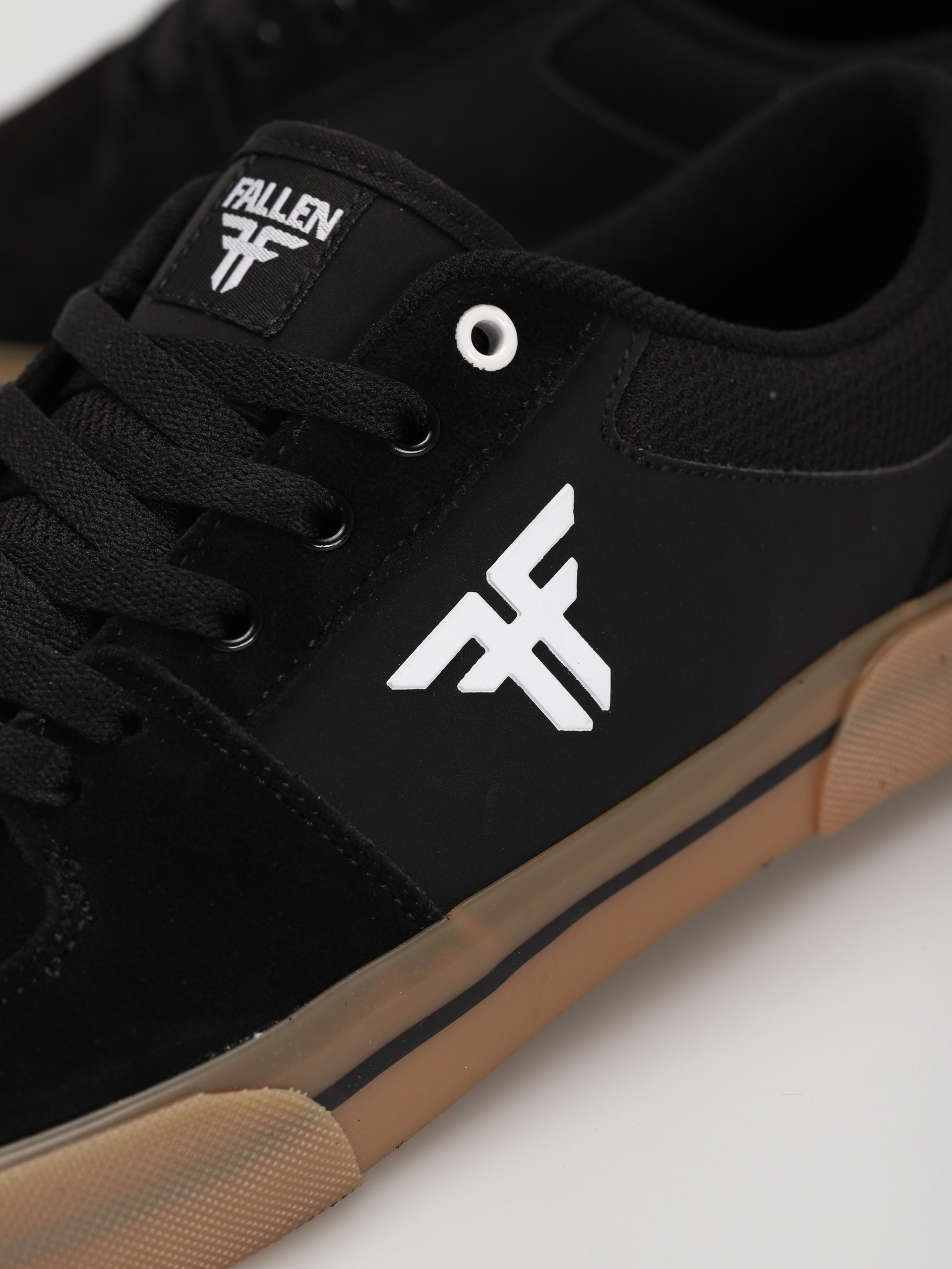 Fallen Patriot Vulc Shoes (black/white/gum)