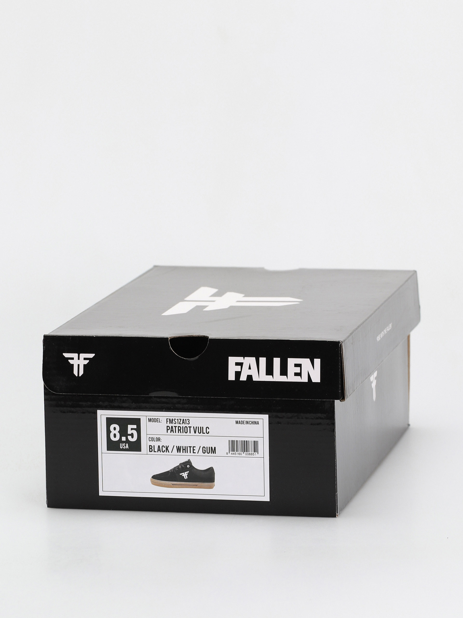 Fallen Patriot Vulc Shoes (black/white/gum)