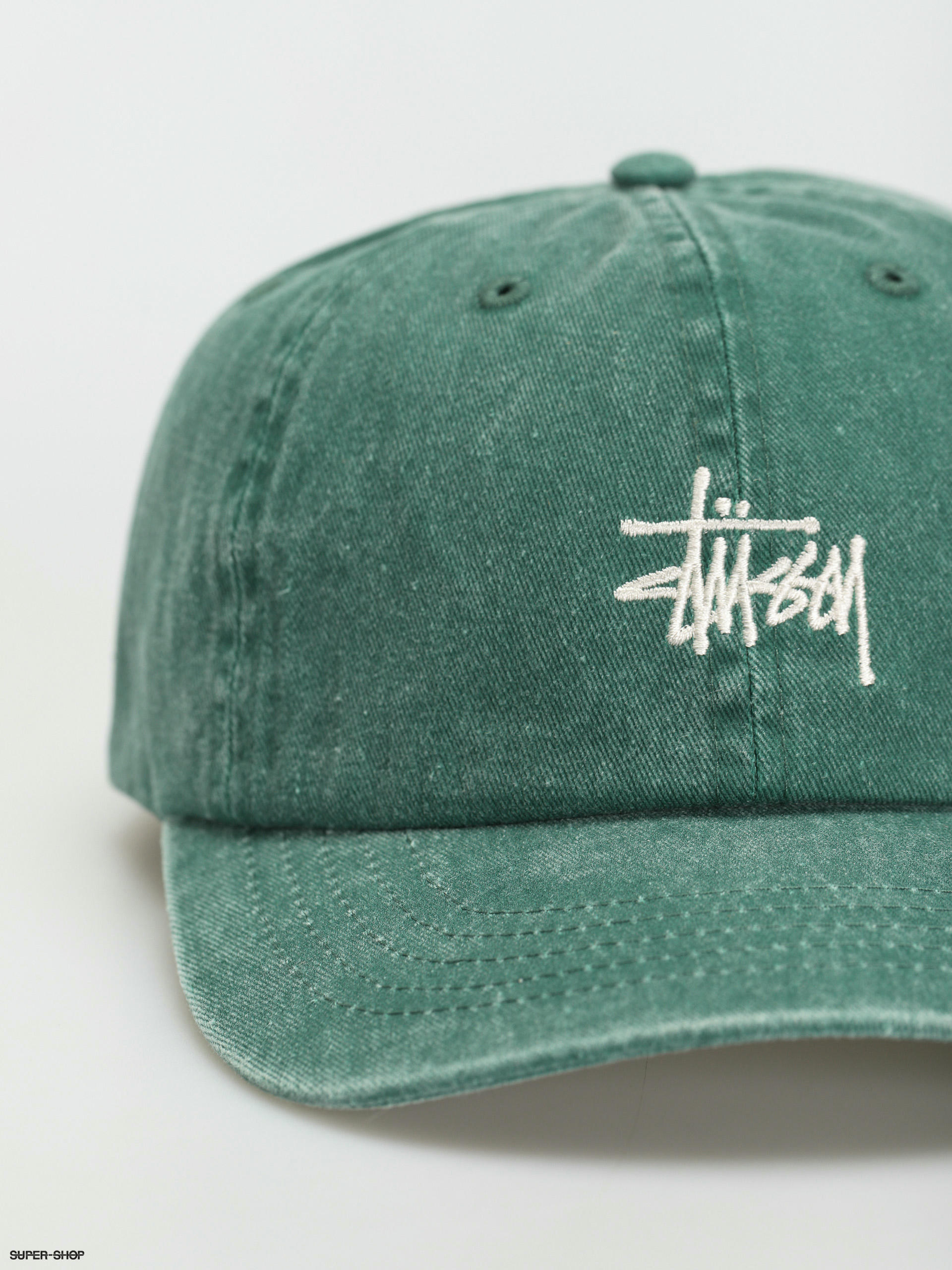 Stussy Washed Stock Low Pro Cap (green)