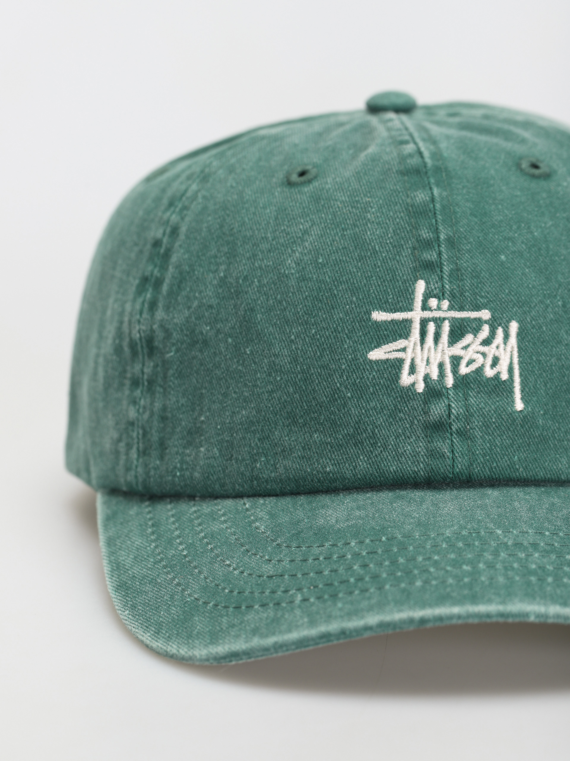 Stussy Washed Stock Low Pro Cap (green)