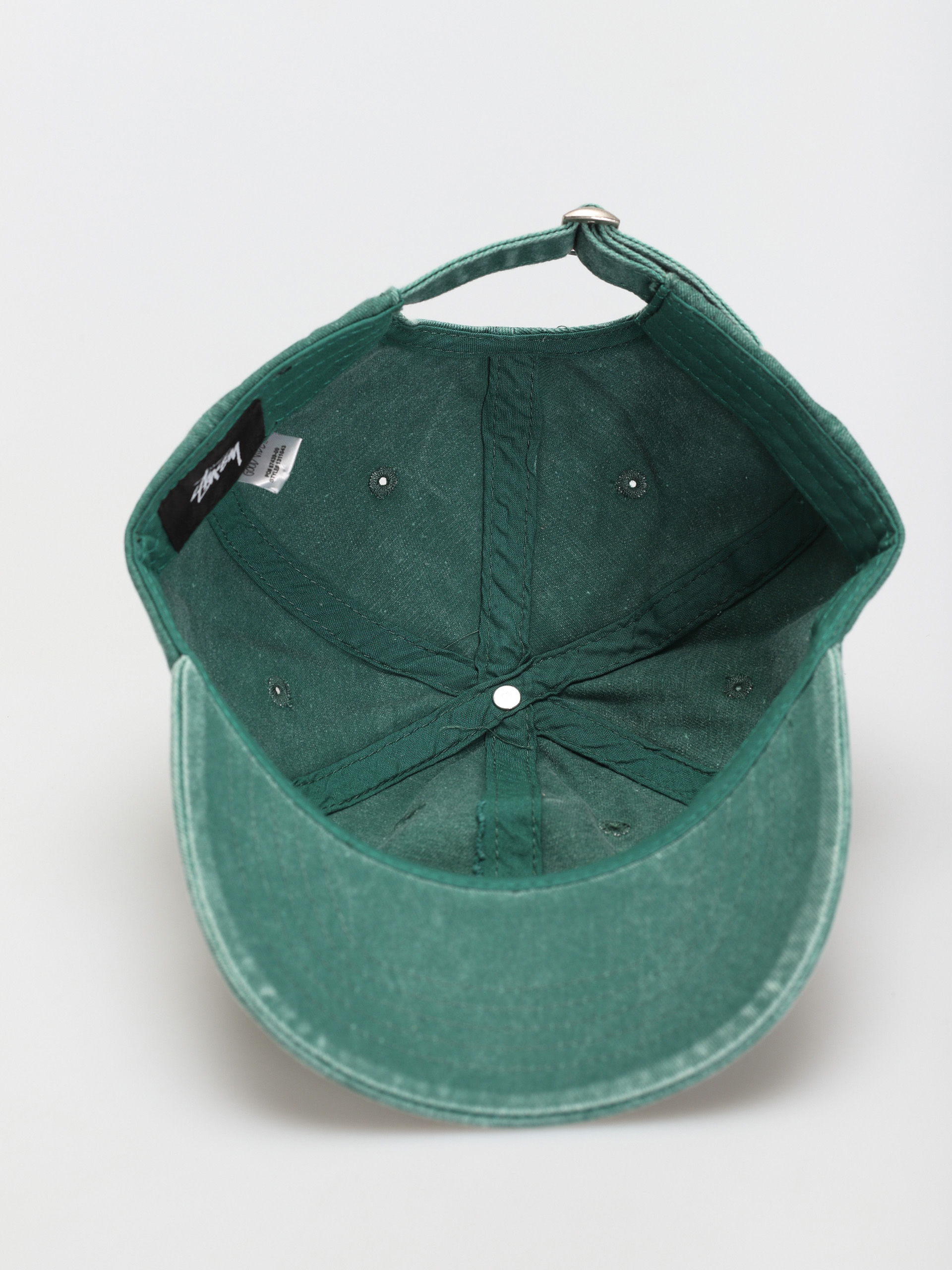 Stussy Washed Stock Low Pro Cap (green)