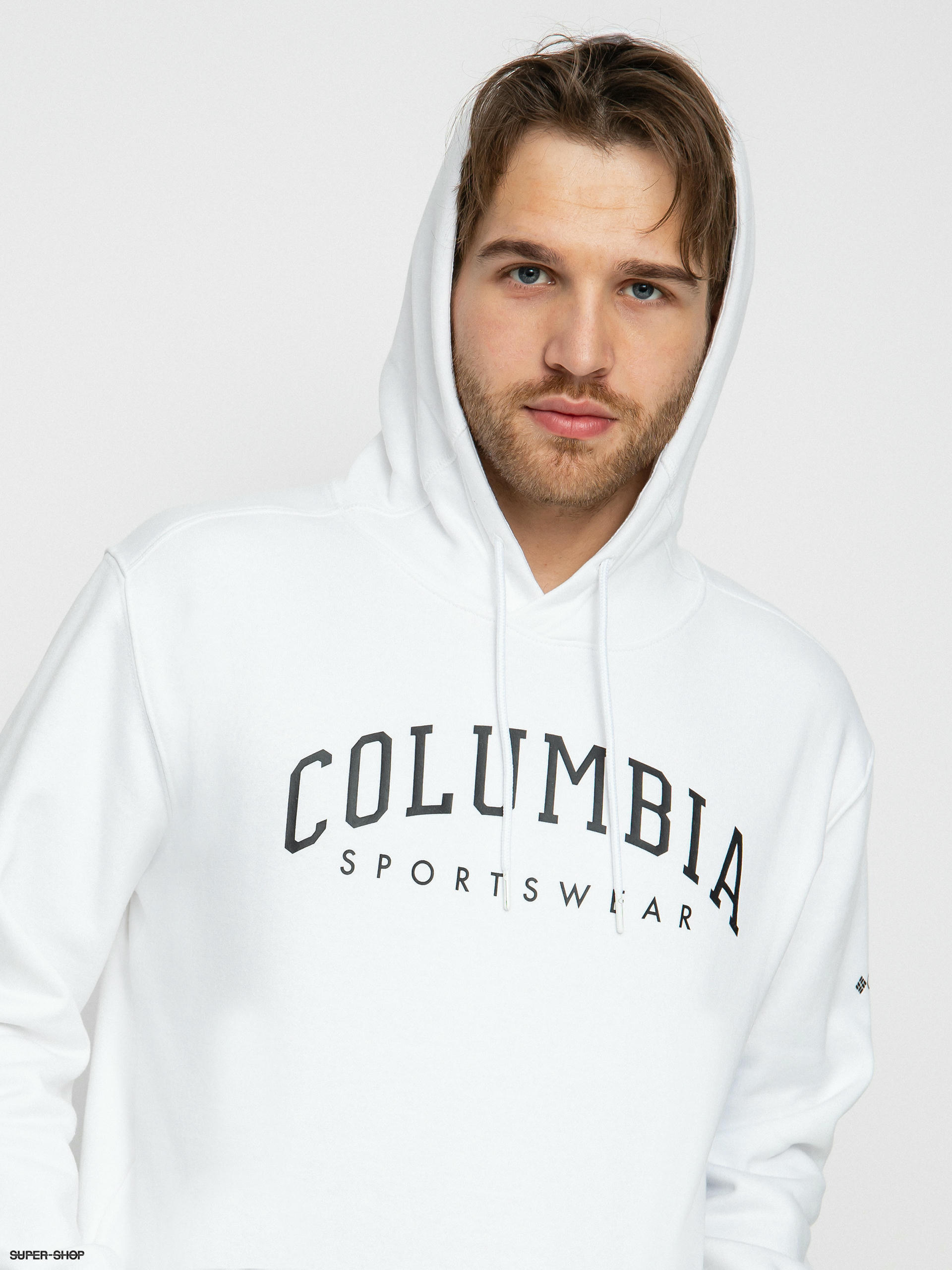 Columbia white hoodie best sale