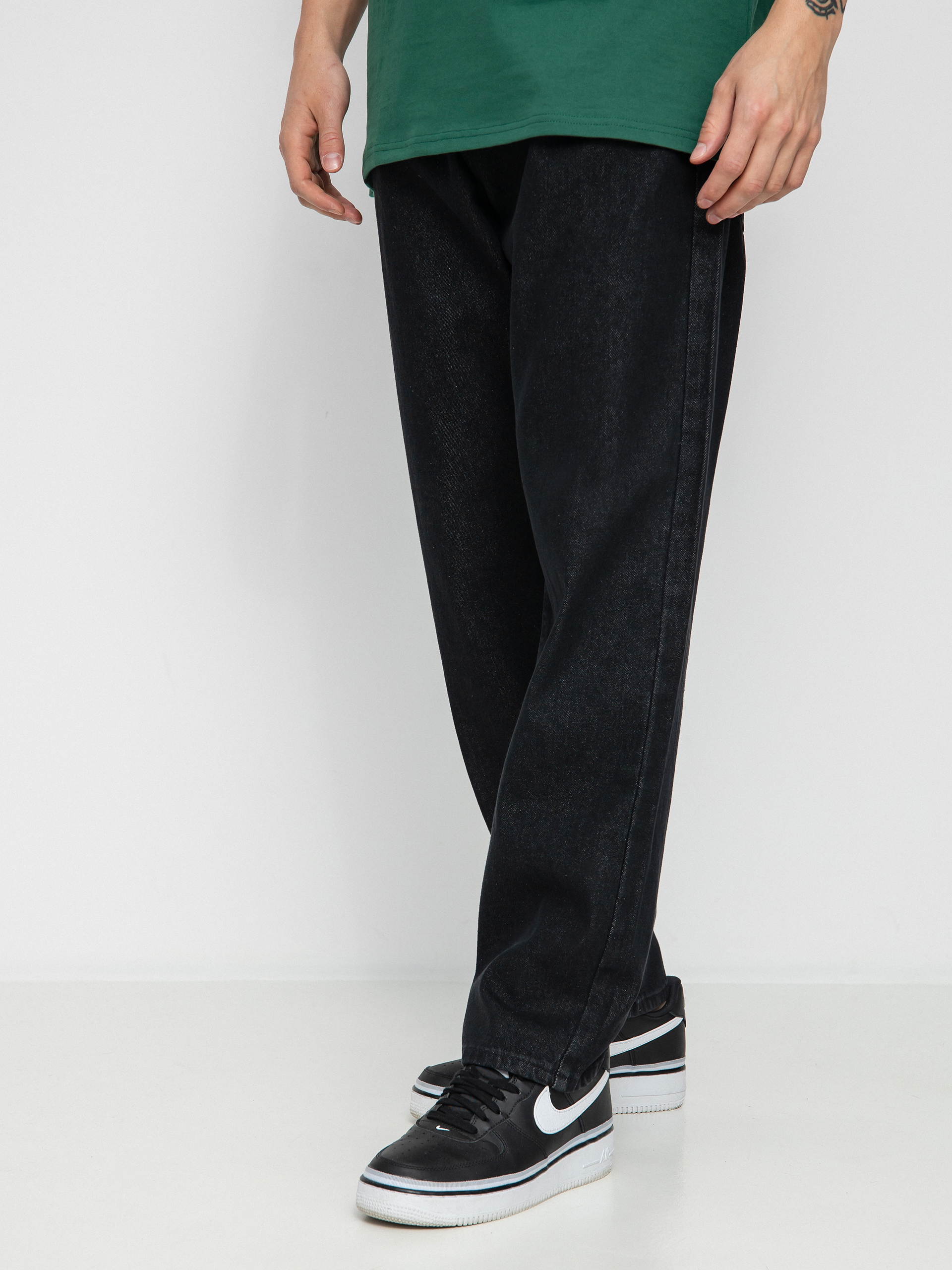 MassDnm Slang Jeans Baggy Fit Pants (black rinse)