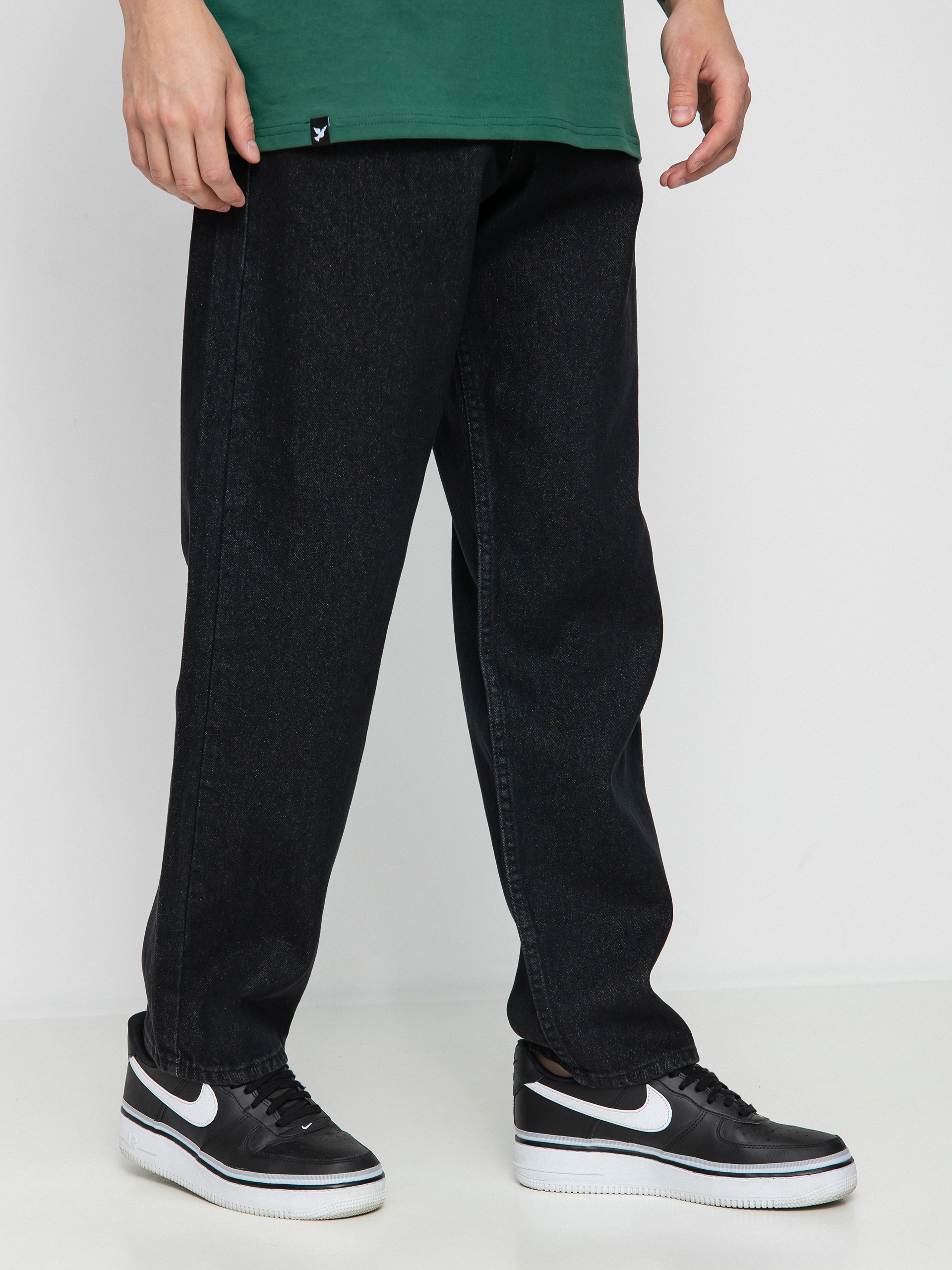 MassDnm Slang Jeans Baggy Fit Pants (black rinse)