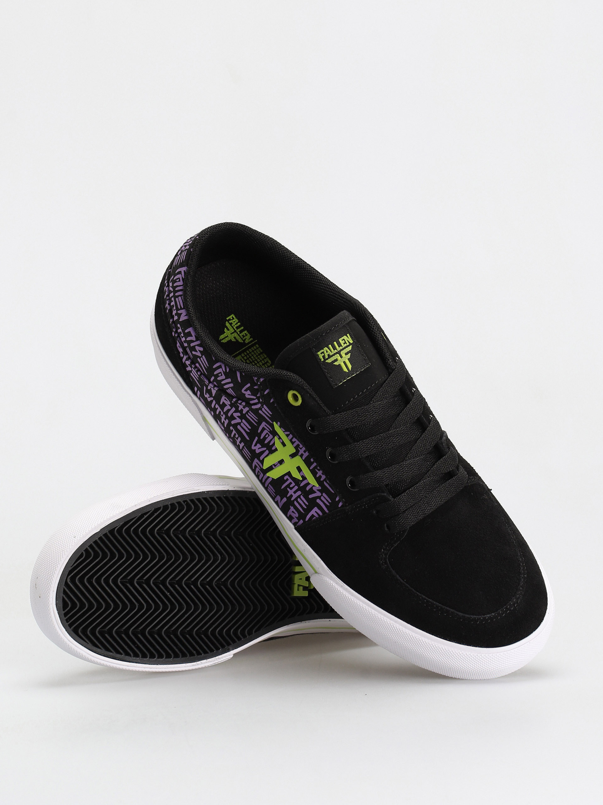 Fallen Patriot Vulc Shoes black (rwtf black/plum/lime)