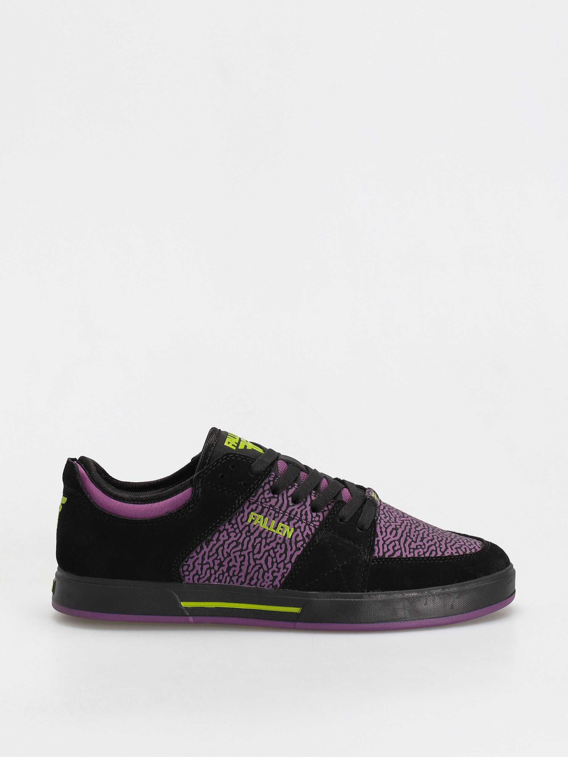 Fallen Trooper Shoes (black/plum/lime x chris cole)