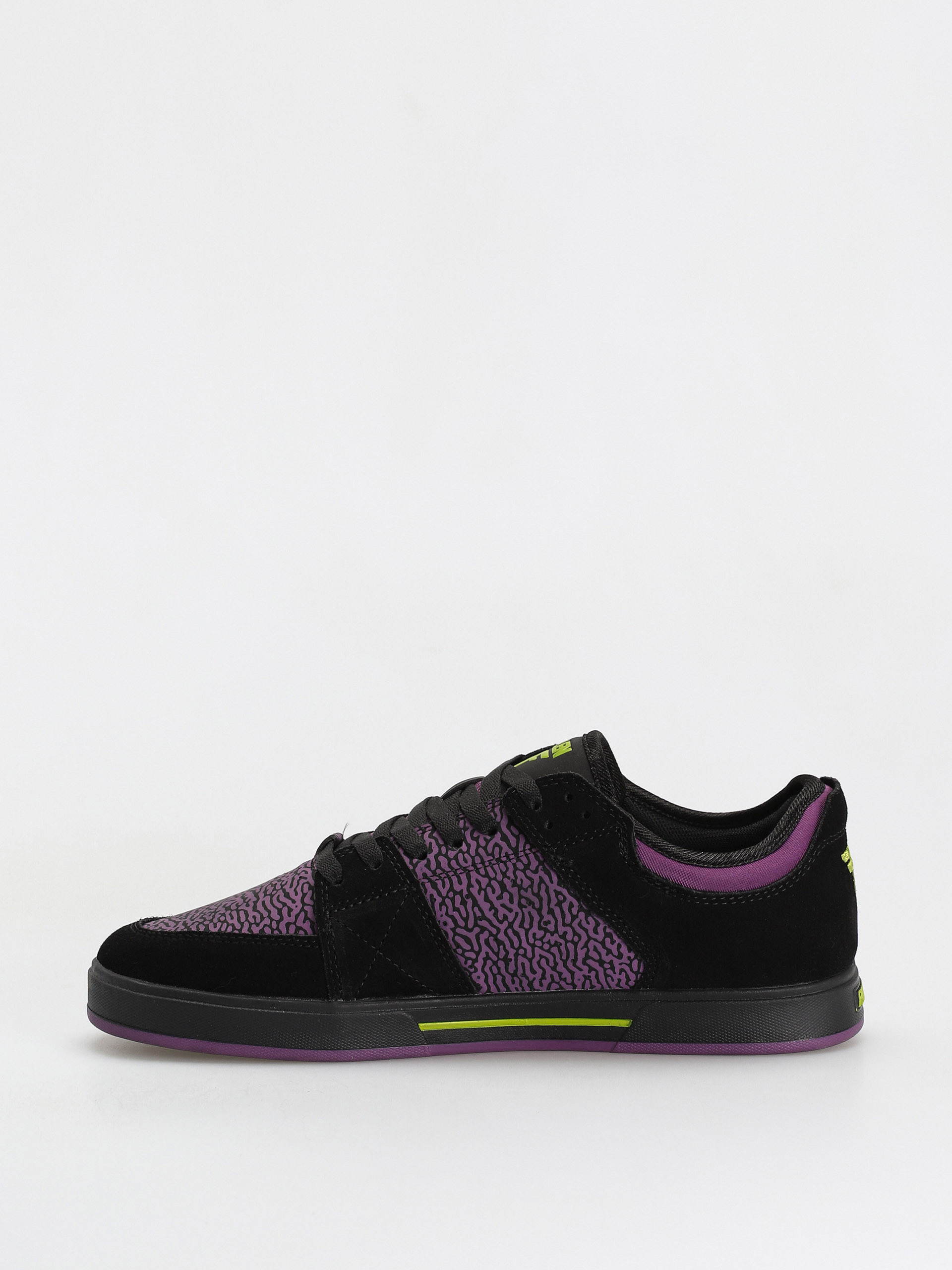 Fallen Trooper Shoes (black/plum/lime x chris cole)