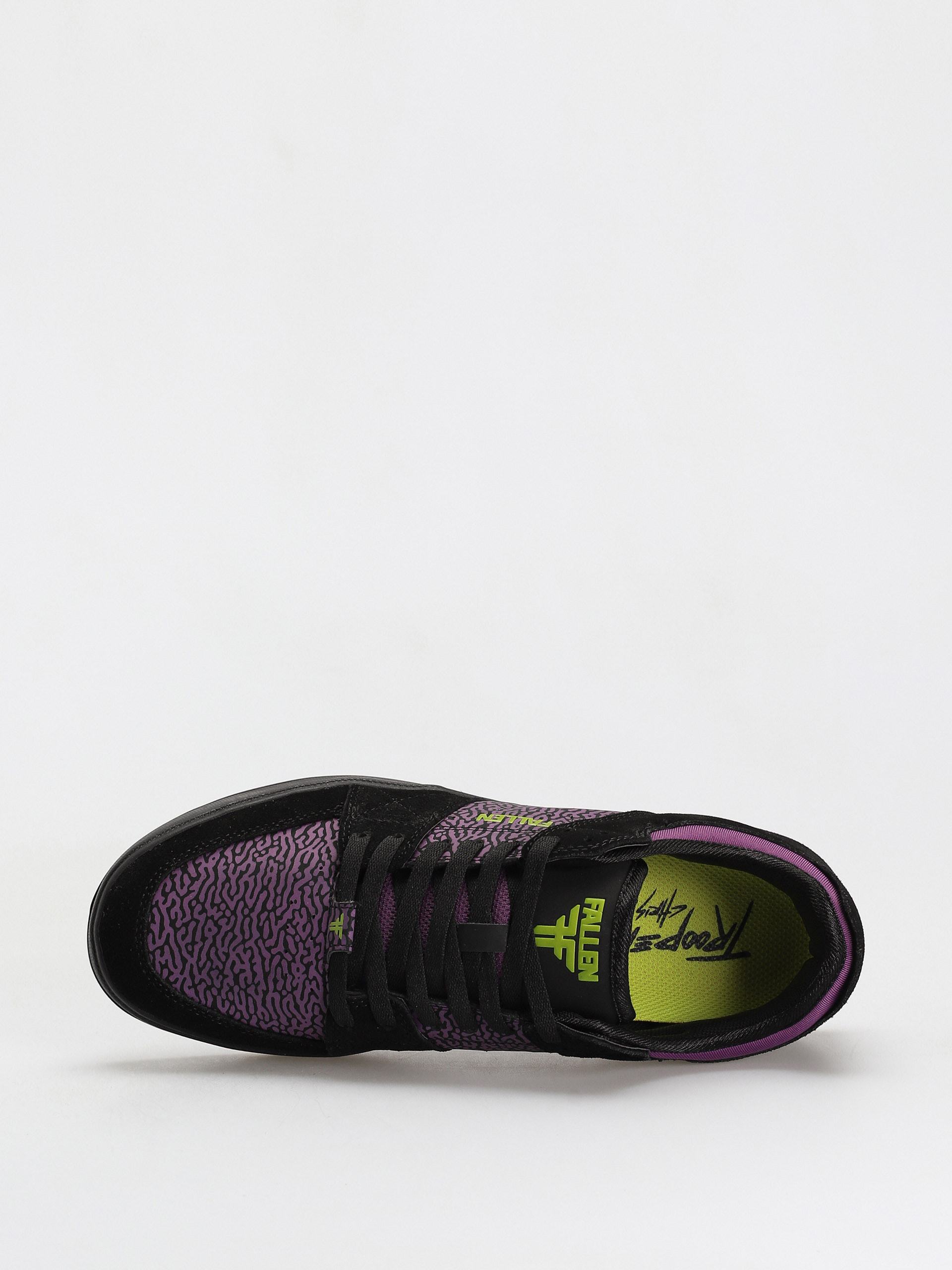 Fallen Trooper Shoes (black/plum/lime x chris cole)