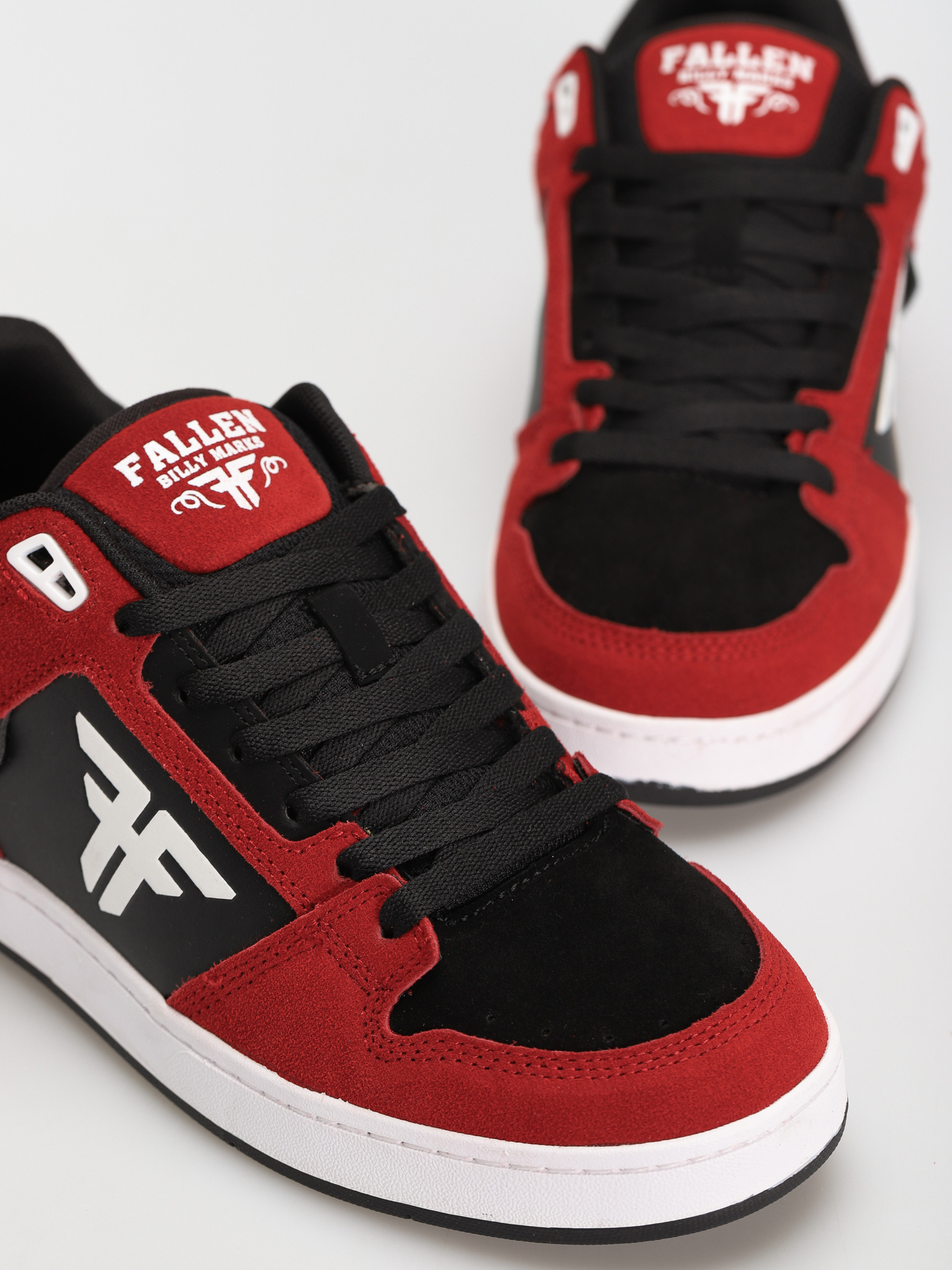Fallen Revolver Shoes (black /red x billy marks)