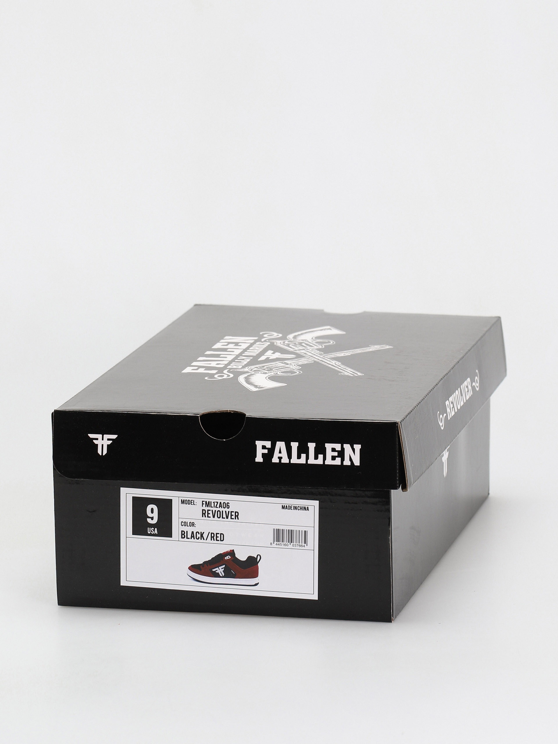 Fallen Revolver Shoes (black /red x billy marks)