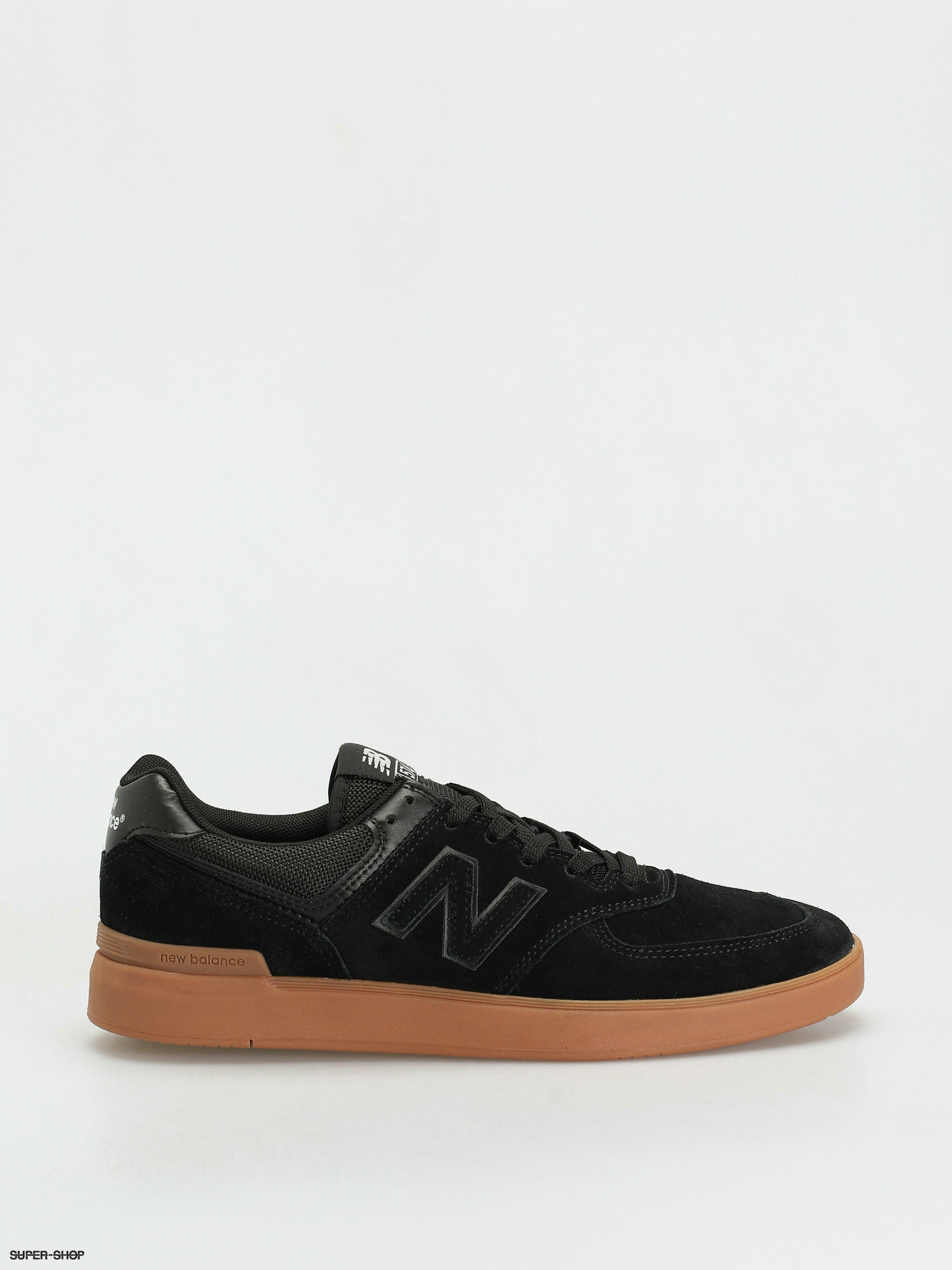 new balance 574 black gum sole