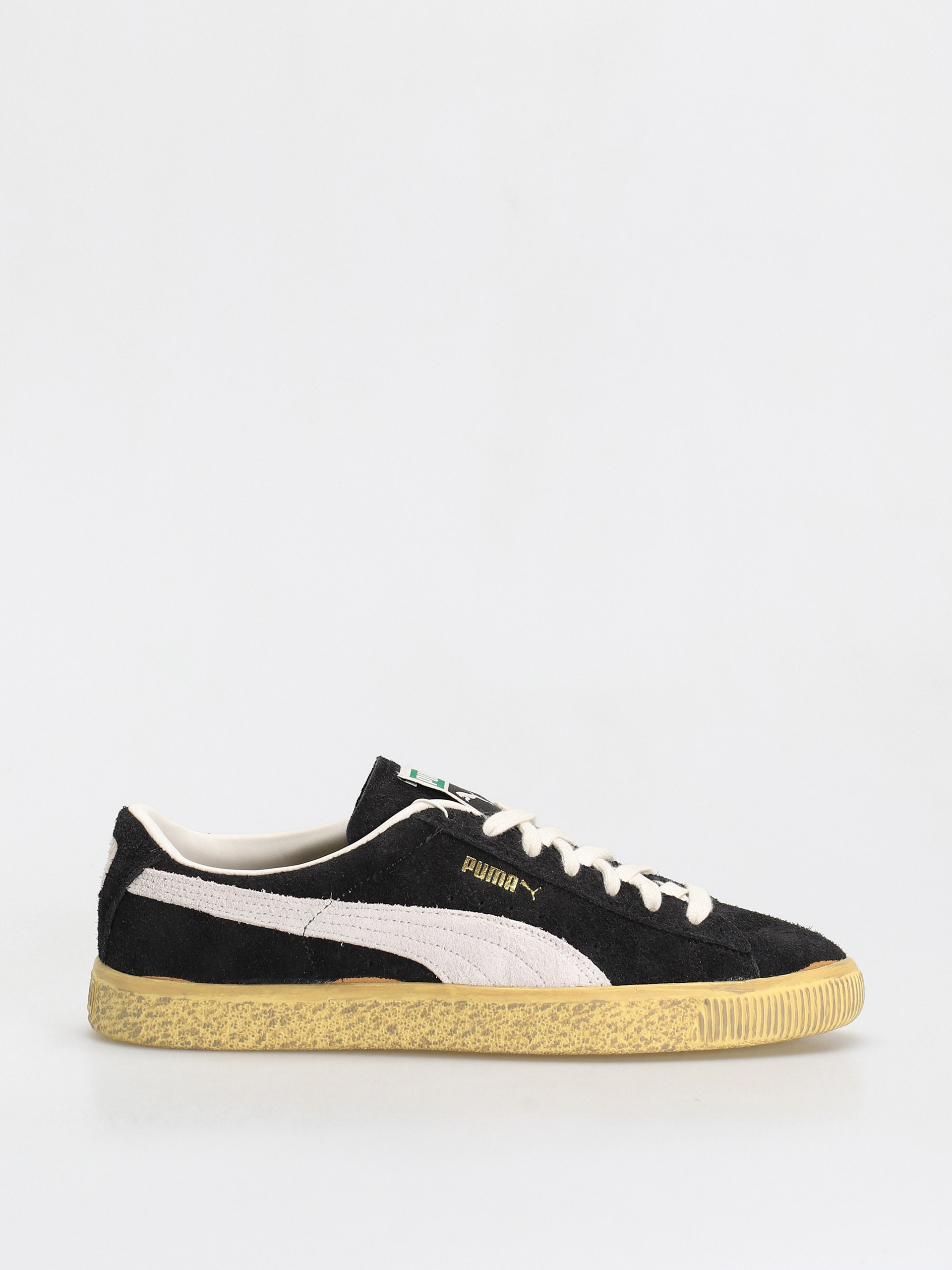 Puma Suede Vtg The Neverworn Shoes (puma blk/w wht/mellow yellow)