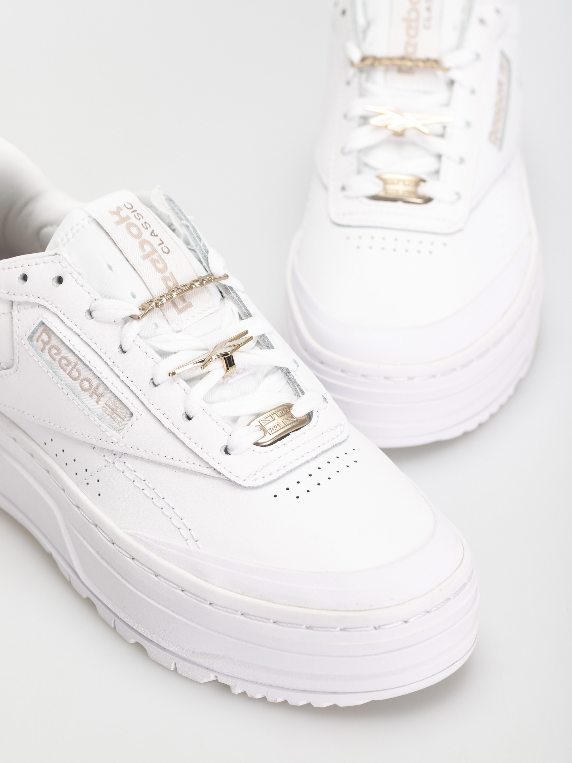 Reebok Club C Double Geo Shoes Wmn (ftwwht/ftwwht/moonst)