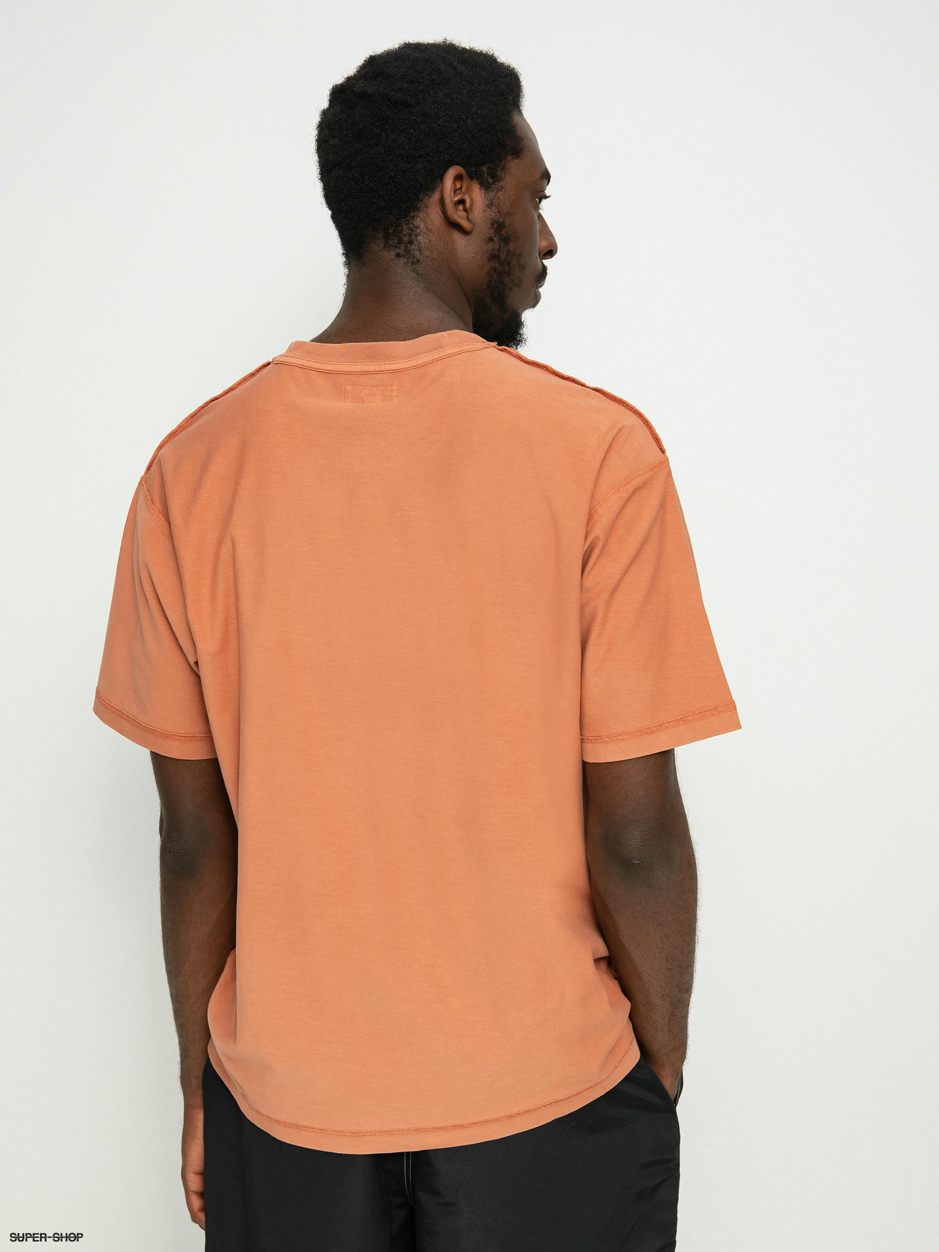 Stussy Pig. Dyed Inside Out Crew T-shirt (rust)