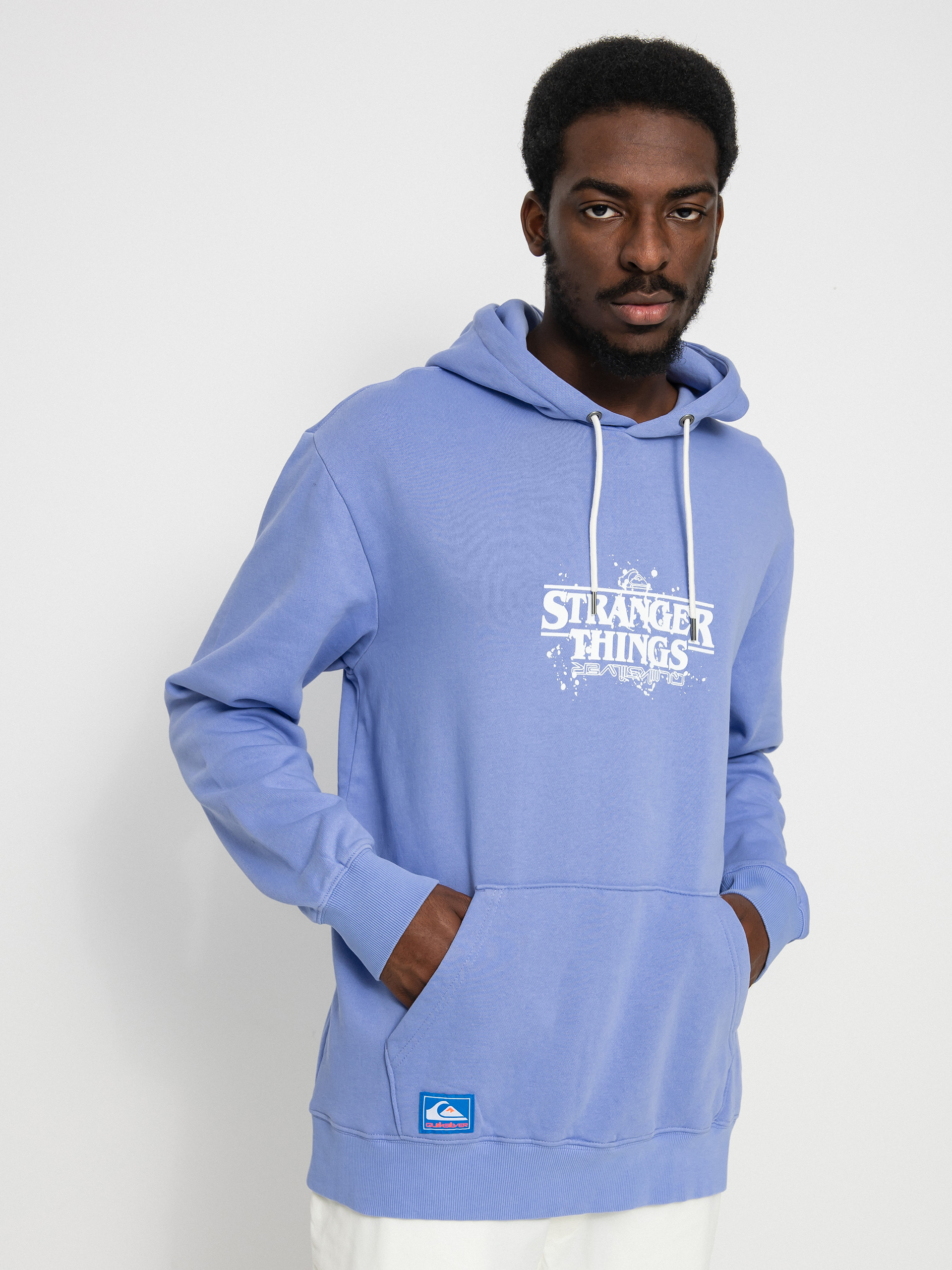 Quiksilver X Stranger Things Official Logo HD Hoodie (jacaranda)