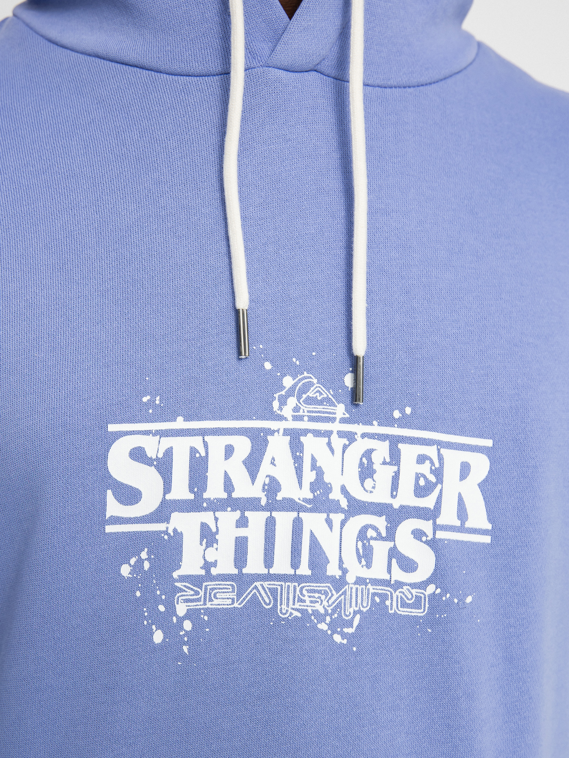 Quiksilver X Stranger Things Official Logo HD Hoodie (jacaranda)