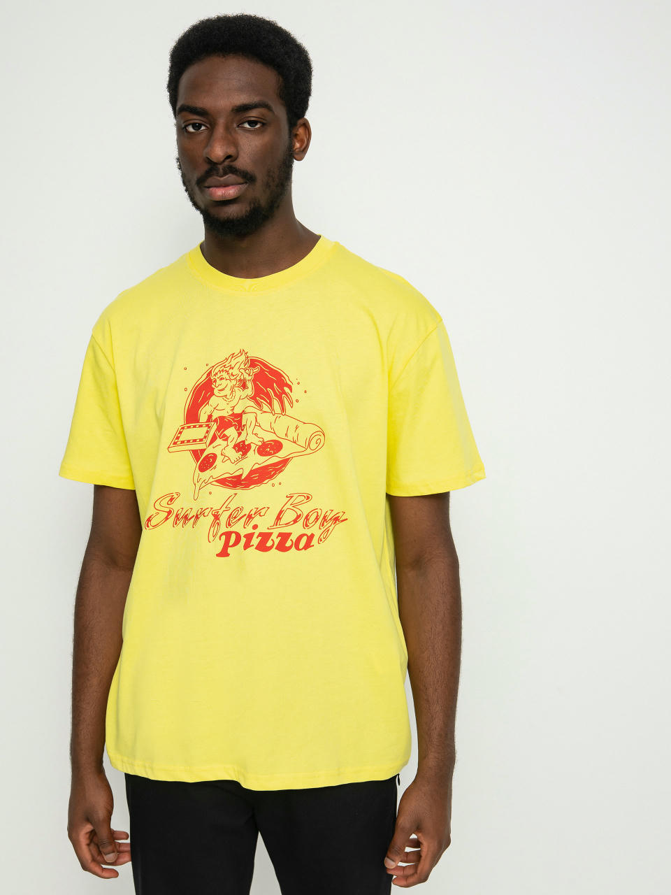 Quiksilver X Stranger Things Surfer Boy T-shirt (lemon zest)