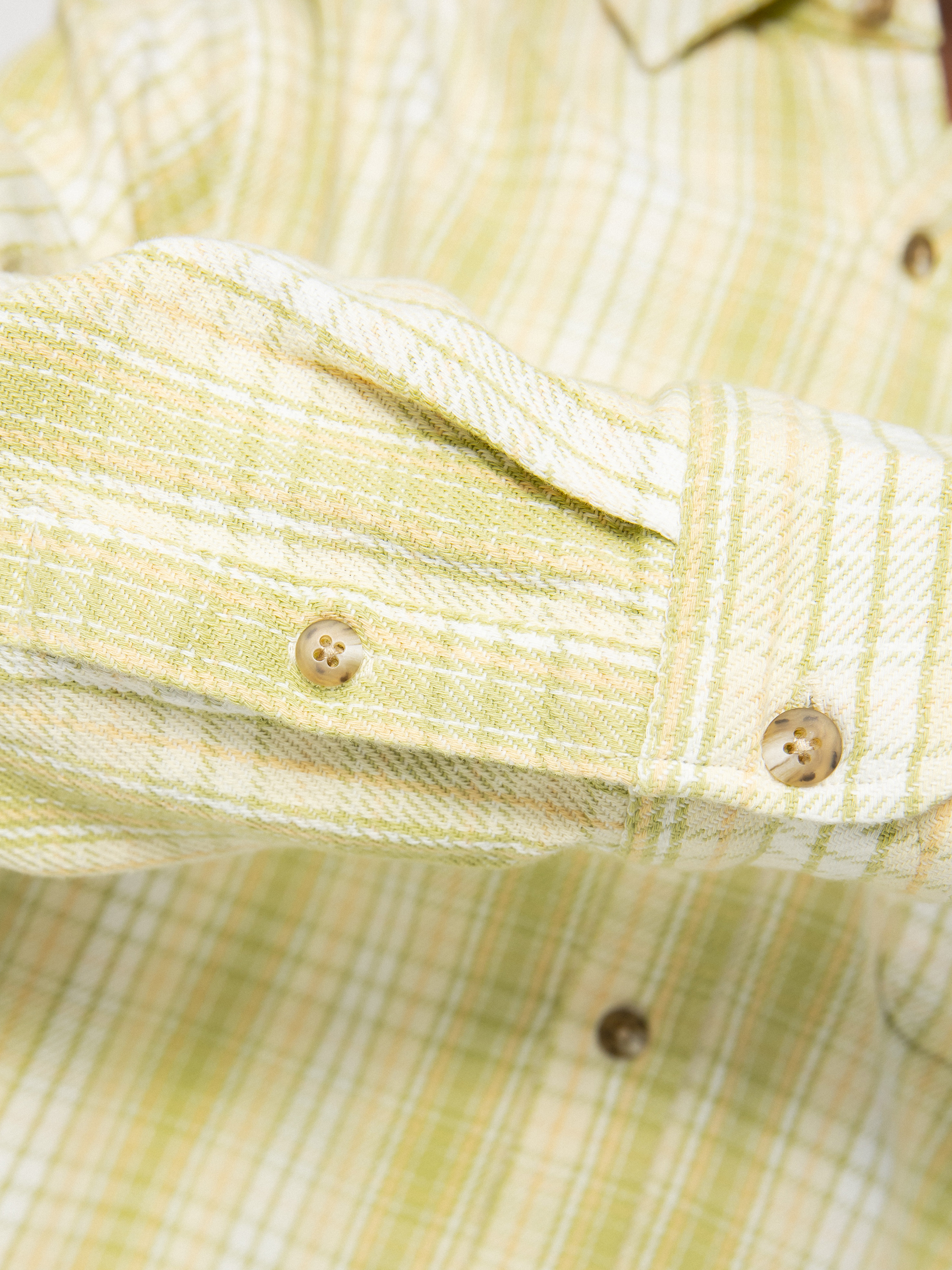 Stussy Beach Plaid Hemd (lime)