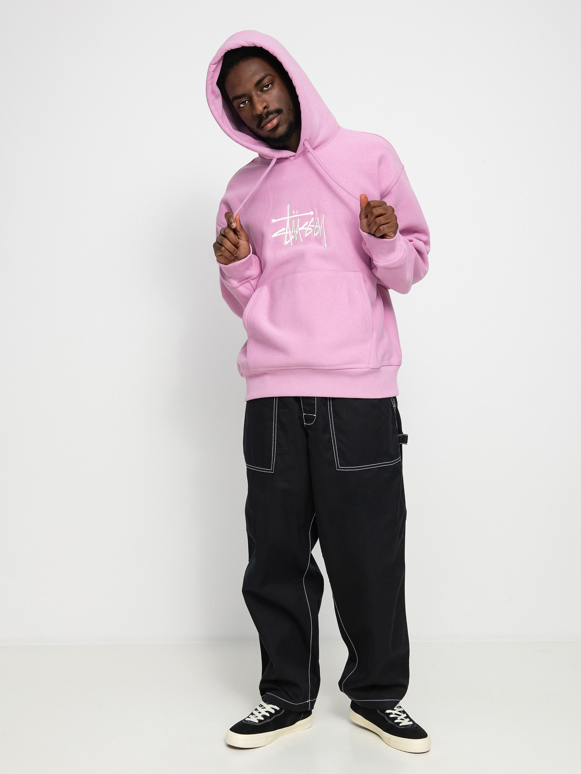 Stussy Basic App. HD Hoodie (pink)
