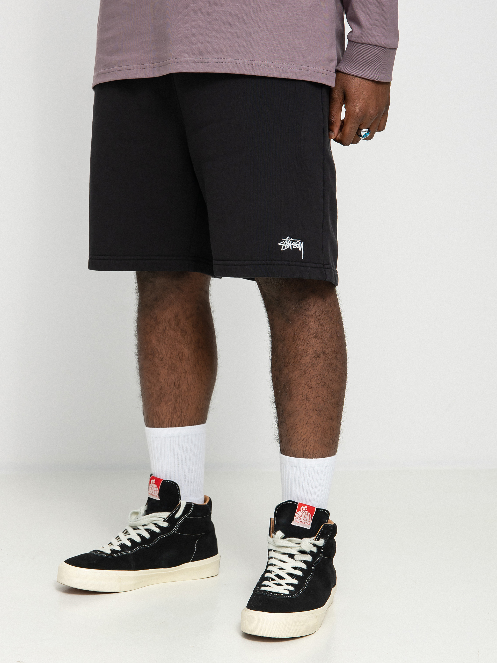 Stussy Stock Logo Shorts (black)