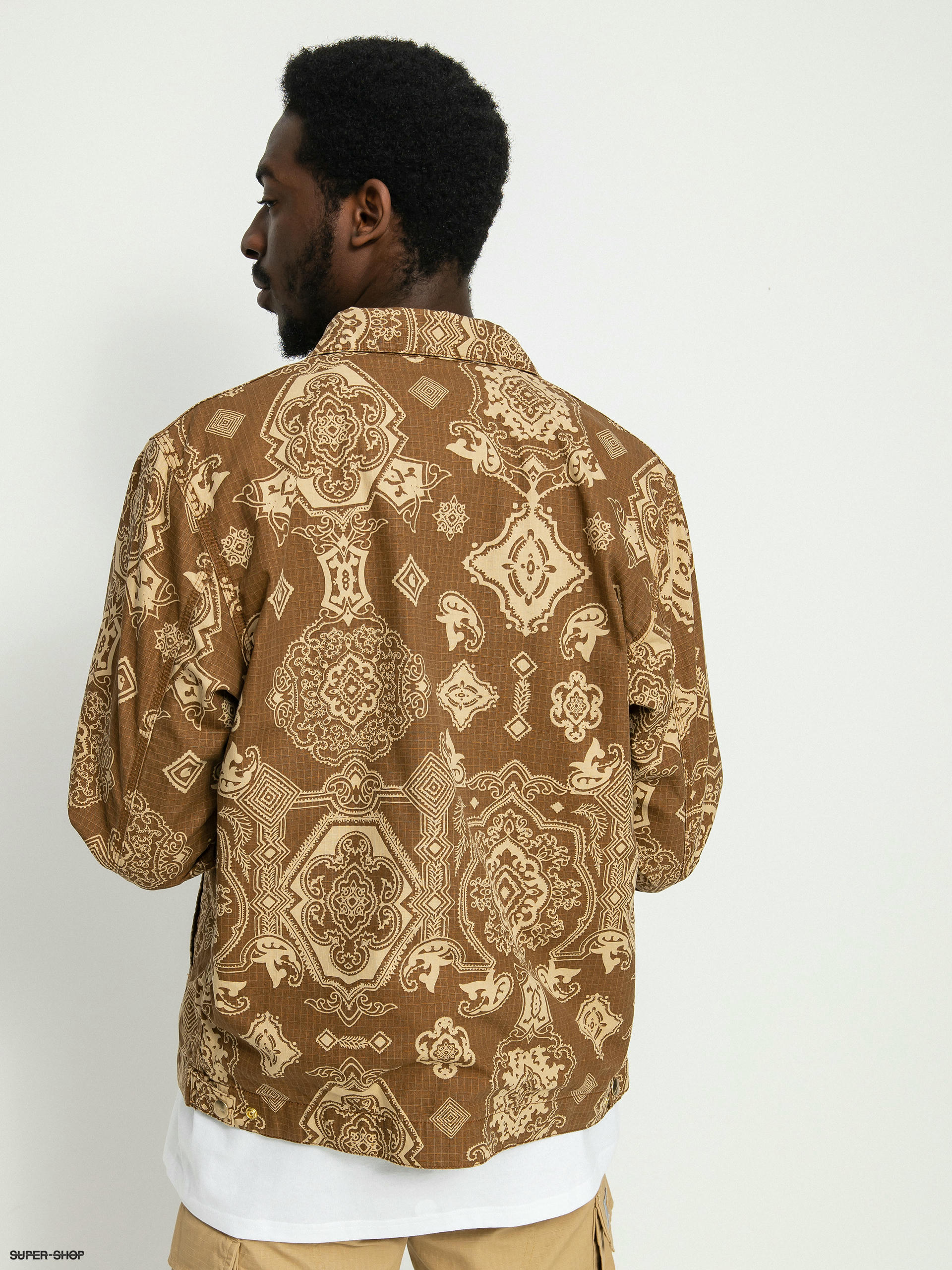 Carhartt WIP Detroit Jacket (verse print/hamilton brown)