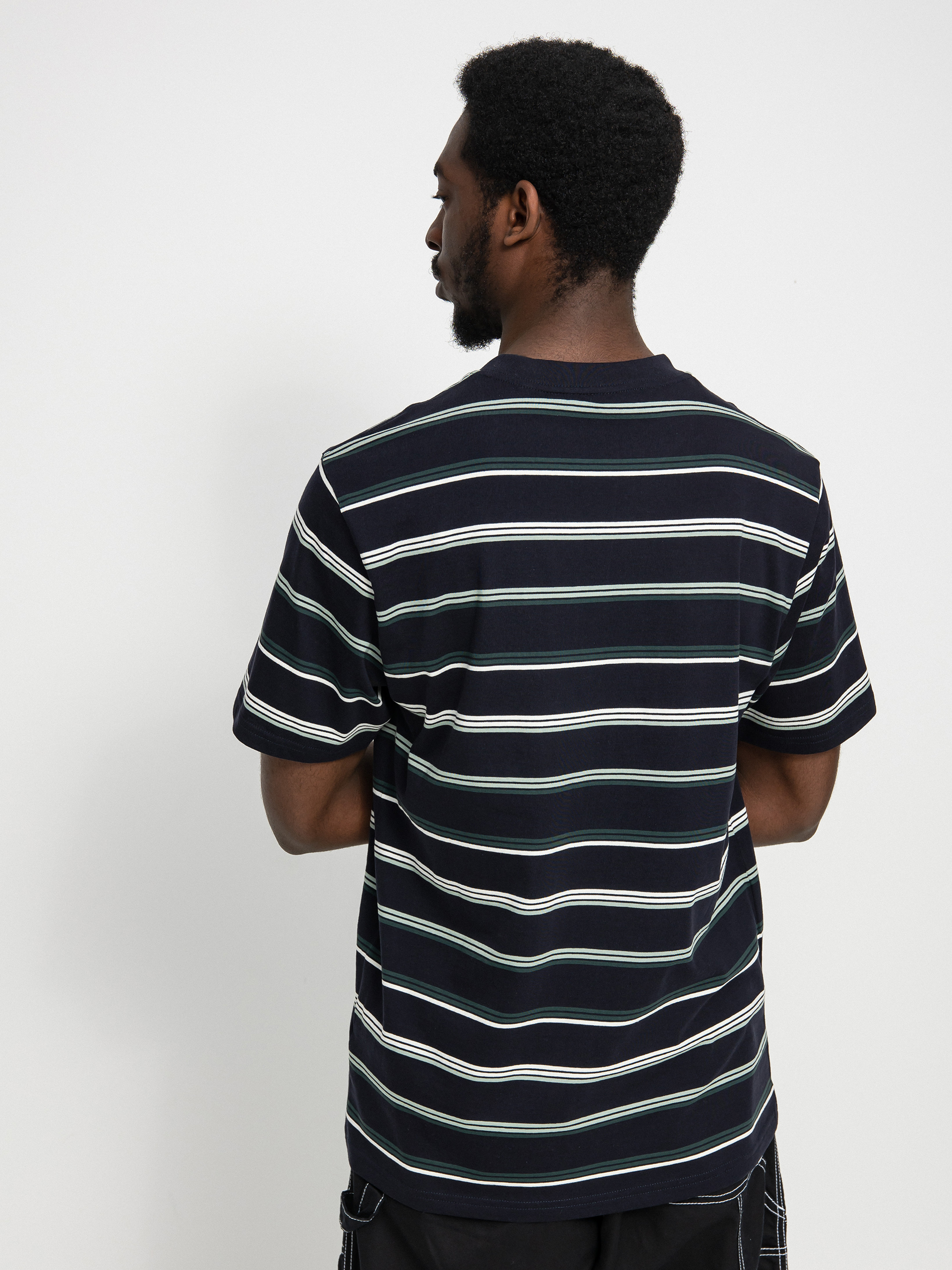 Carhartt WIP Vonn T-shirt (vonn stripe/dark navy/juniper/juniper)