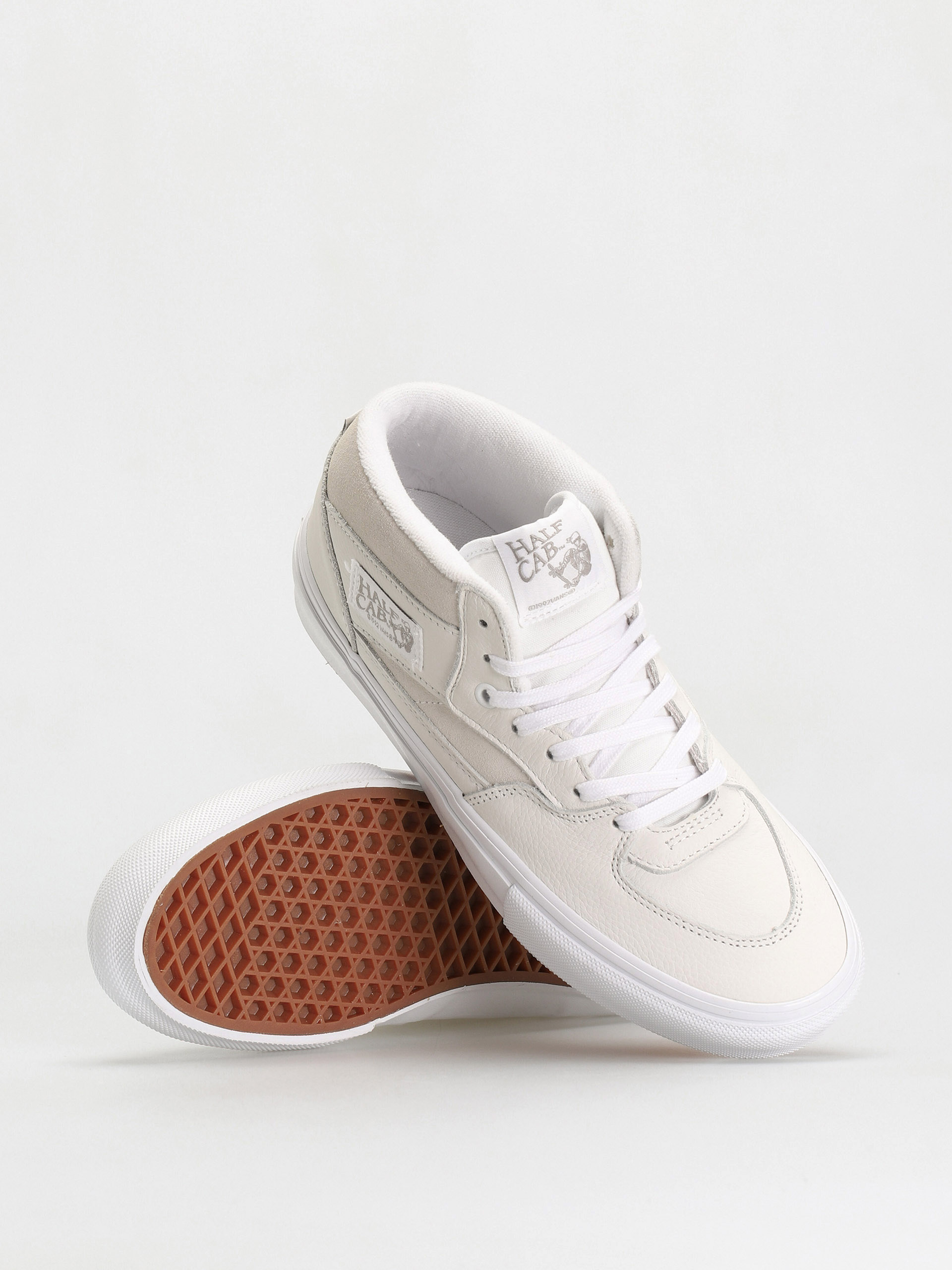 Vans Skate Half Cab Shoes Beige Daz Whitewhite 5877