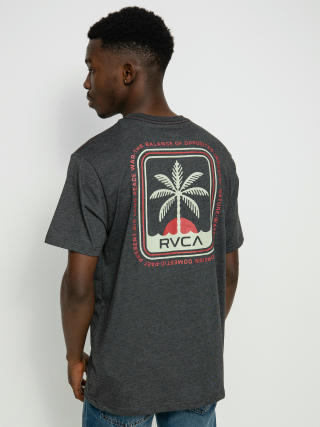 RVCA Palm Beach 0518 T-shirt (dark charcoal)