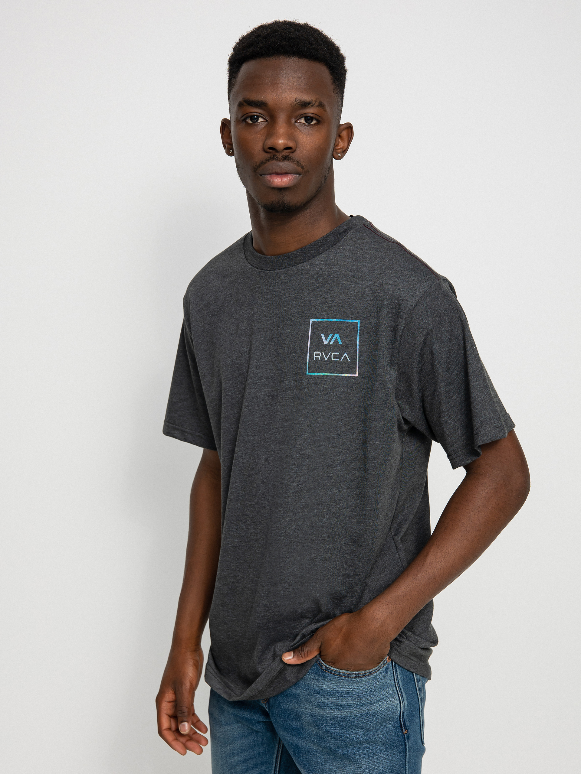 RVCA Va All The Way T-shirt (dark charcoal)