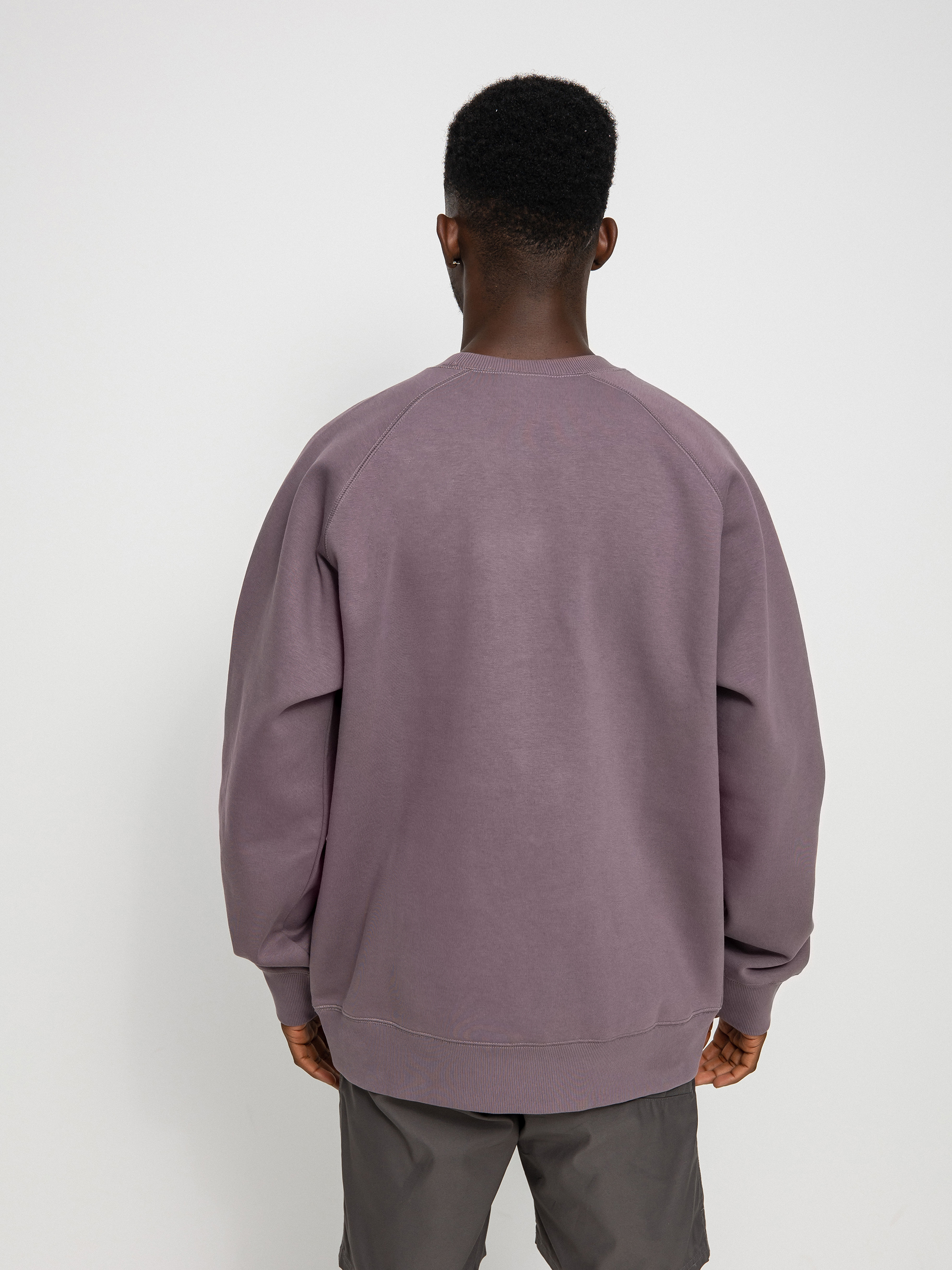 Carhartt WIP Chase Sweatshirt (misty thistle/gold)