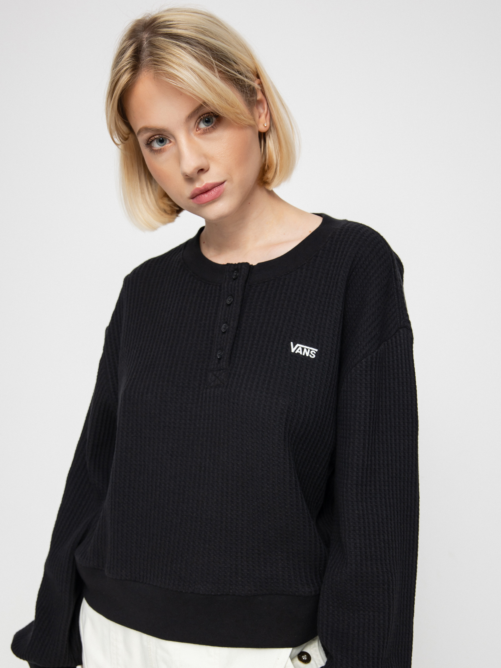Vans Laid Back Henley Sweatshirt Wmn (black)