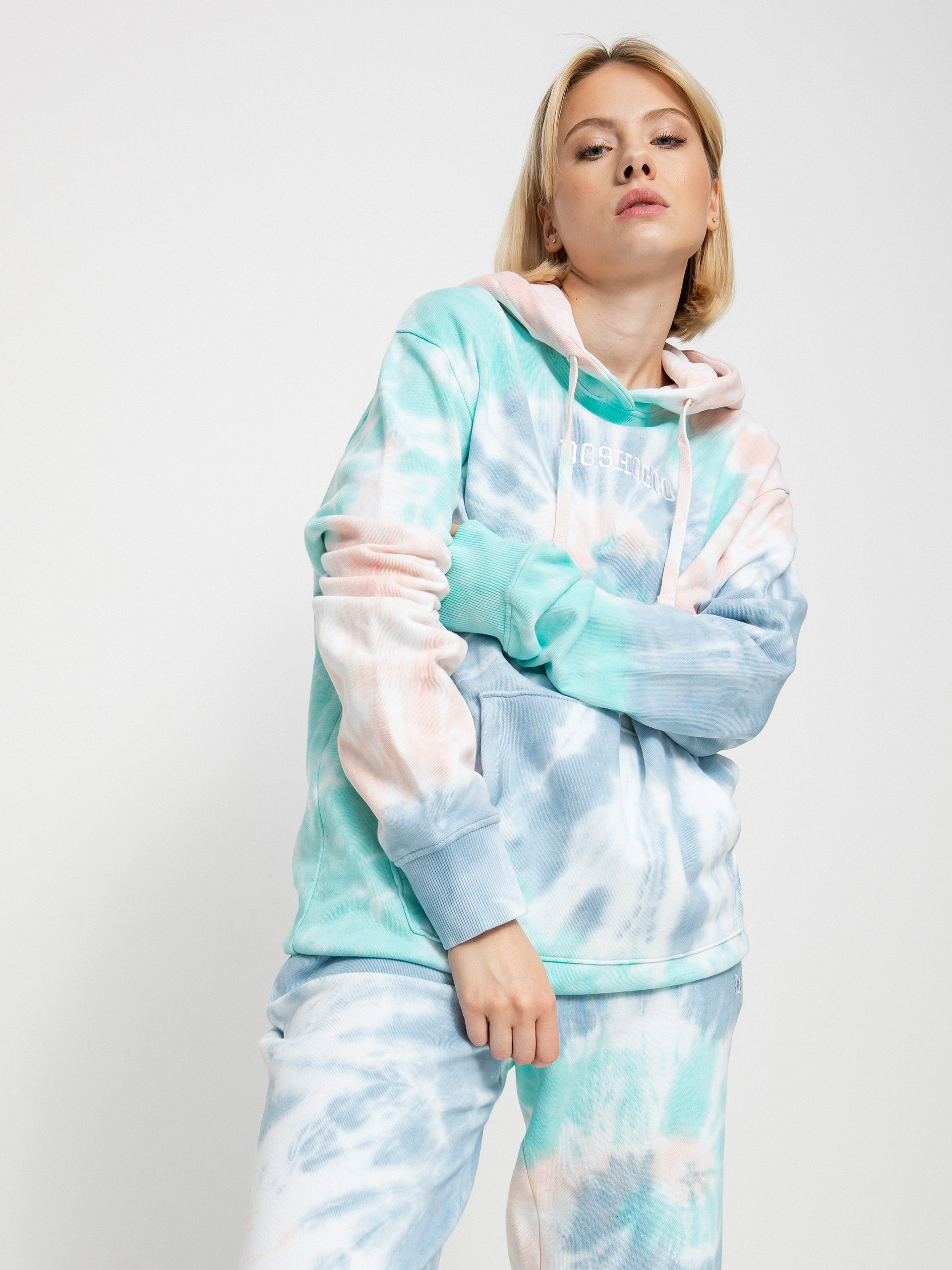 Sweatshirt Jogging Tie And Dye Multicolore Metallic Tie Dye