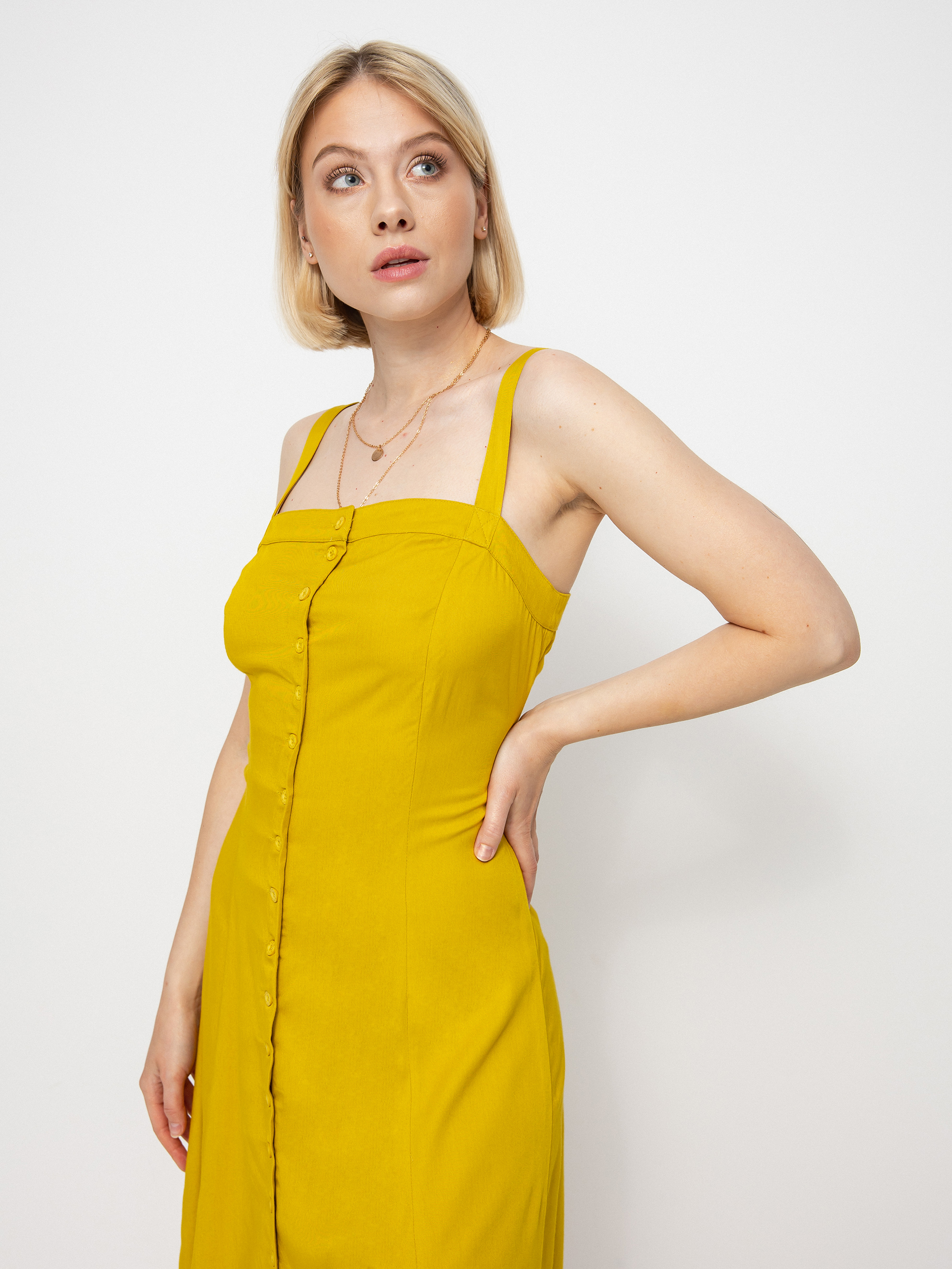 RVCA Jethro Dress Wmn (sulphur)